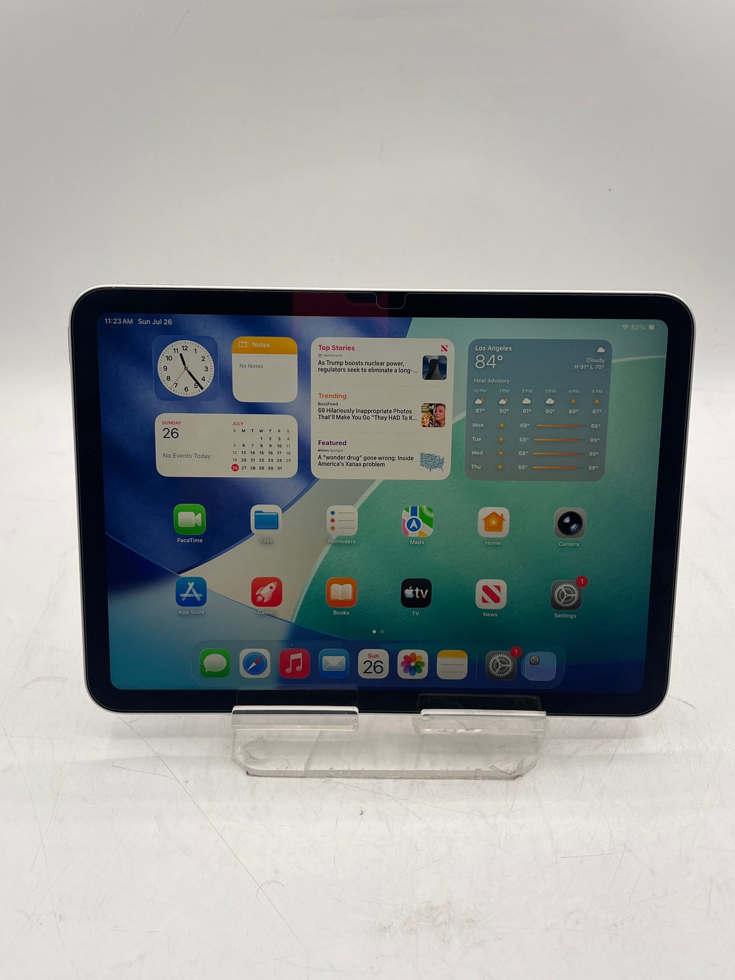 Apple iPad (10th Gen) A2696 MPQ03LL/A (2022) 64GB Wi‑Fi Only Tablet - Silver