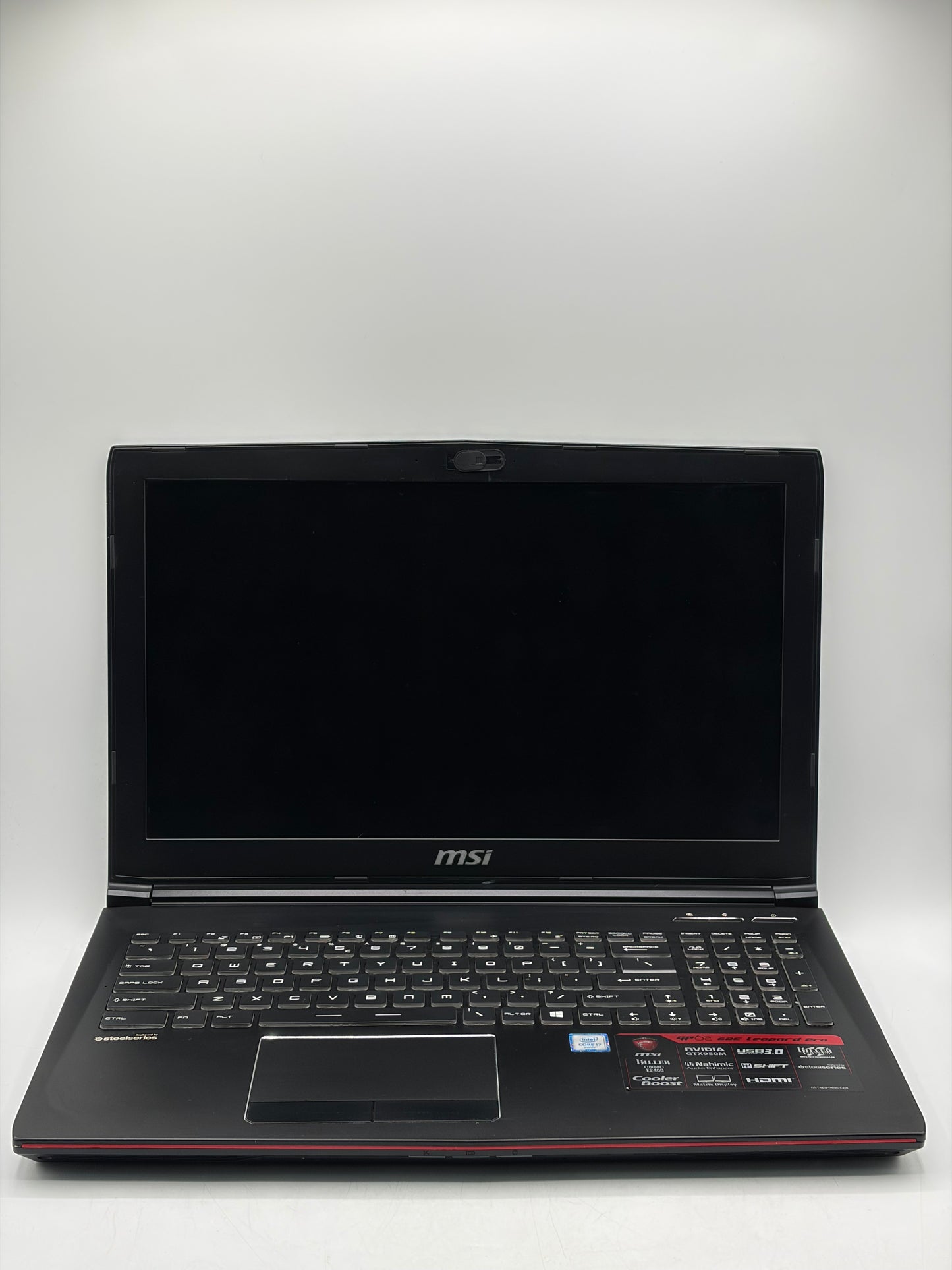 MSI MS-16J5 15.6" Laptop Core i7-6700HQ 8GB RAM 1TB GTX 1080 Black NO OS