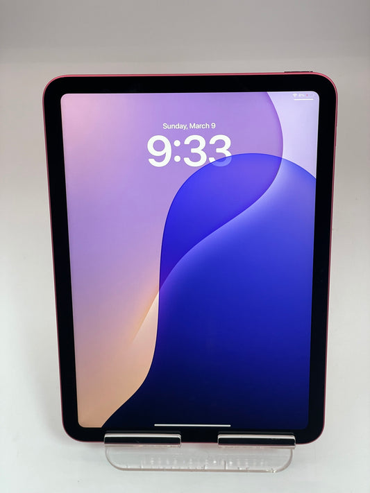 Apple iPad (10th Generation)64 GB, Wi-Fi, 10.9 in Pink Free Shipping