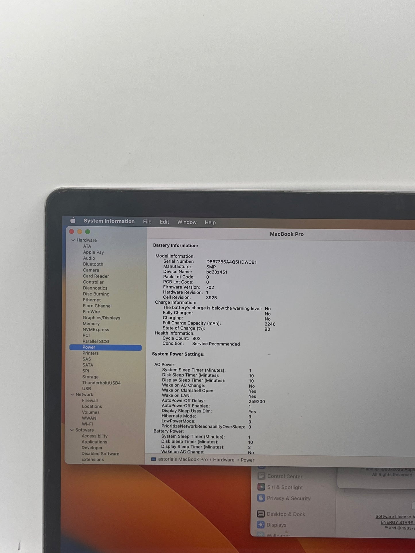 Apple MacBook Pro 15" A1707 2017 Core i7 16GB 512GB Space Gray