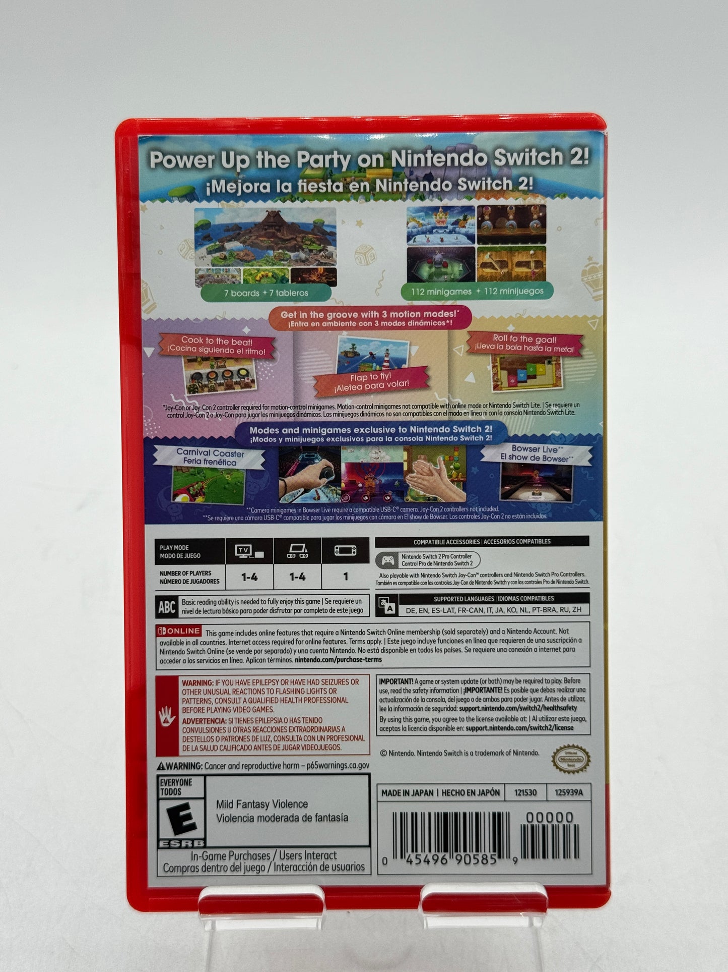 Super Mario Party Jamboree - Nintendo Switch 2 Edition +Jamboree TV Free Shipping