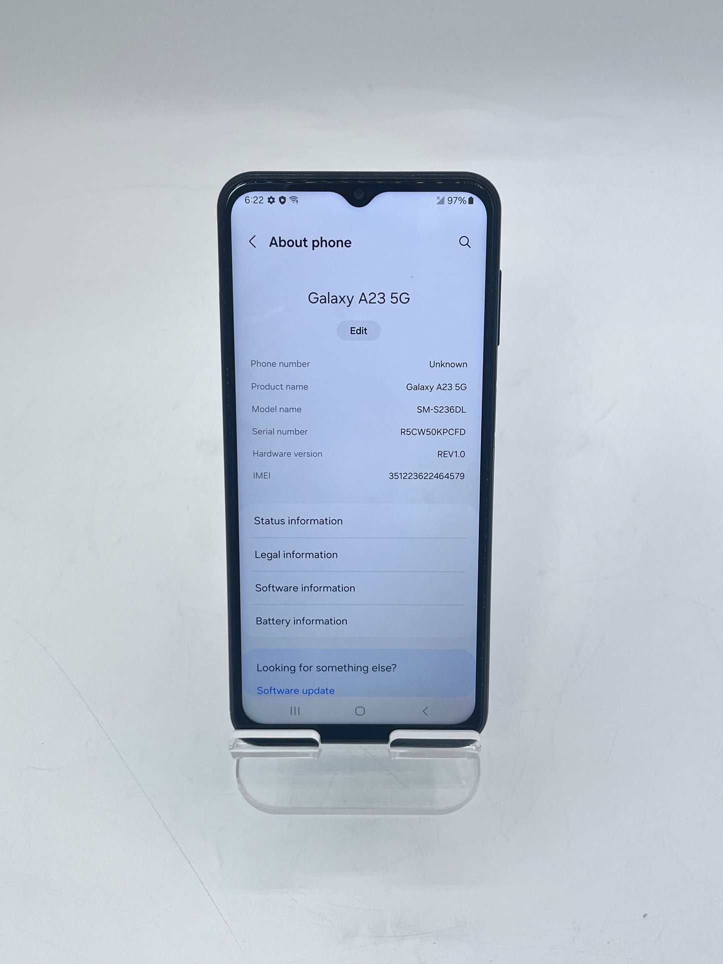 Unlocked Samsung Galaxy A23 SM-S236DL 6.5" 64GB - White