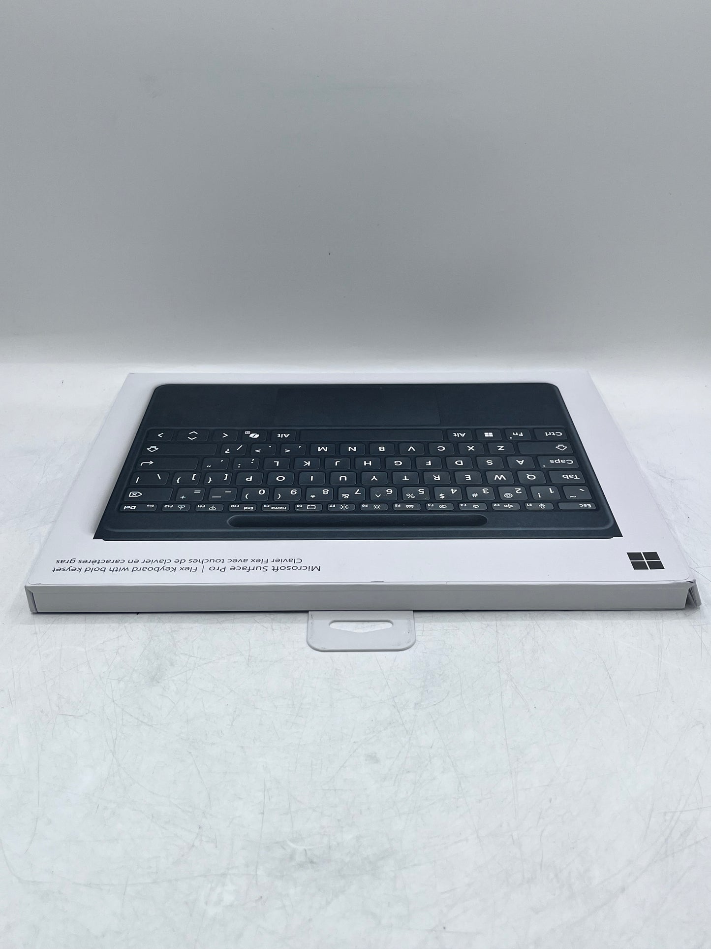 Microsoft Surface Pro Flex Keyboard - Black with Bold Keyset - Wireless