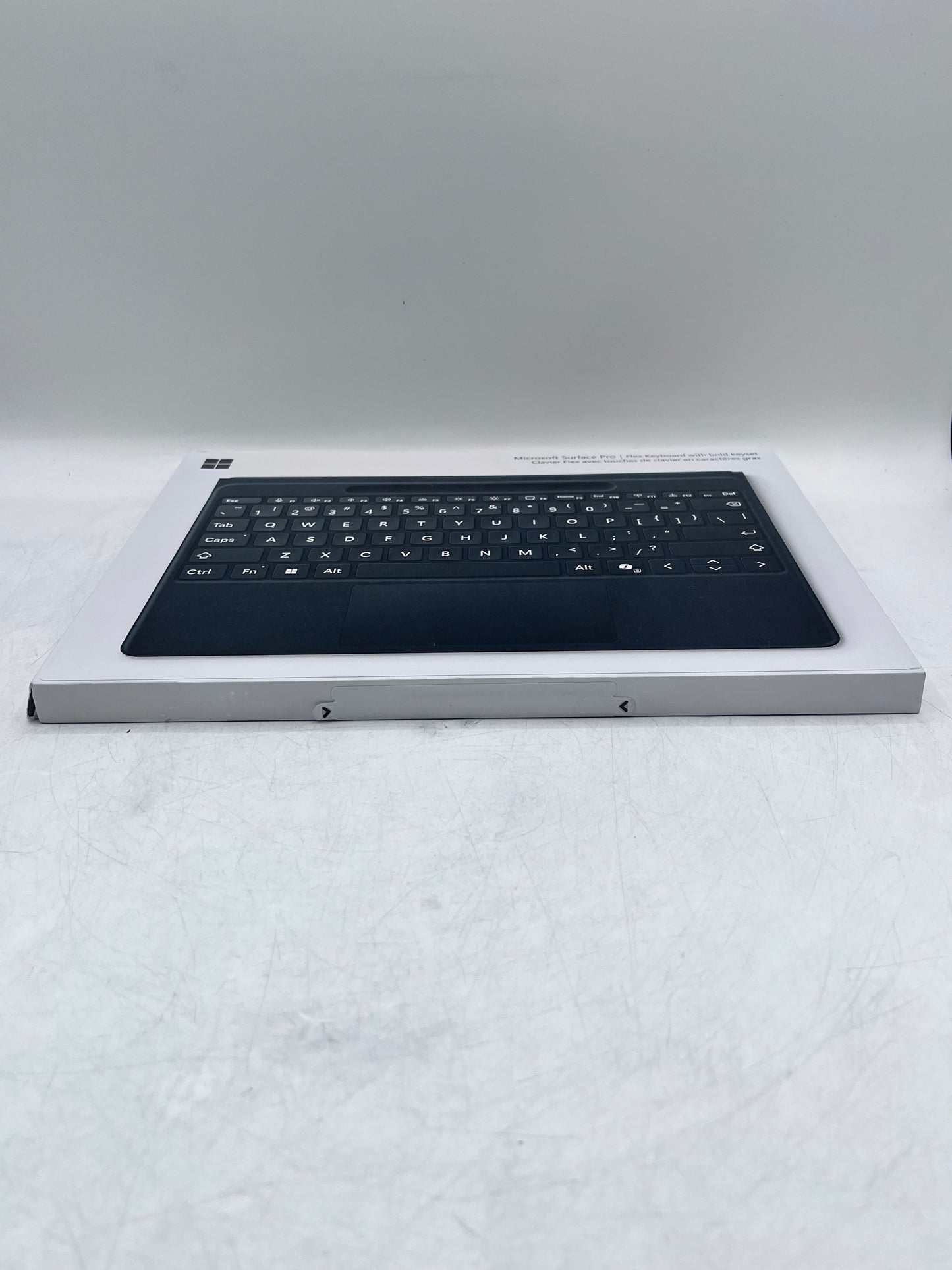 Microsoft Surface Pro Flex Keyboard - Black with Bold Keyset - Wireless