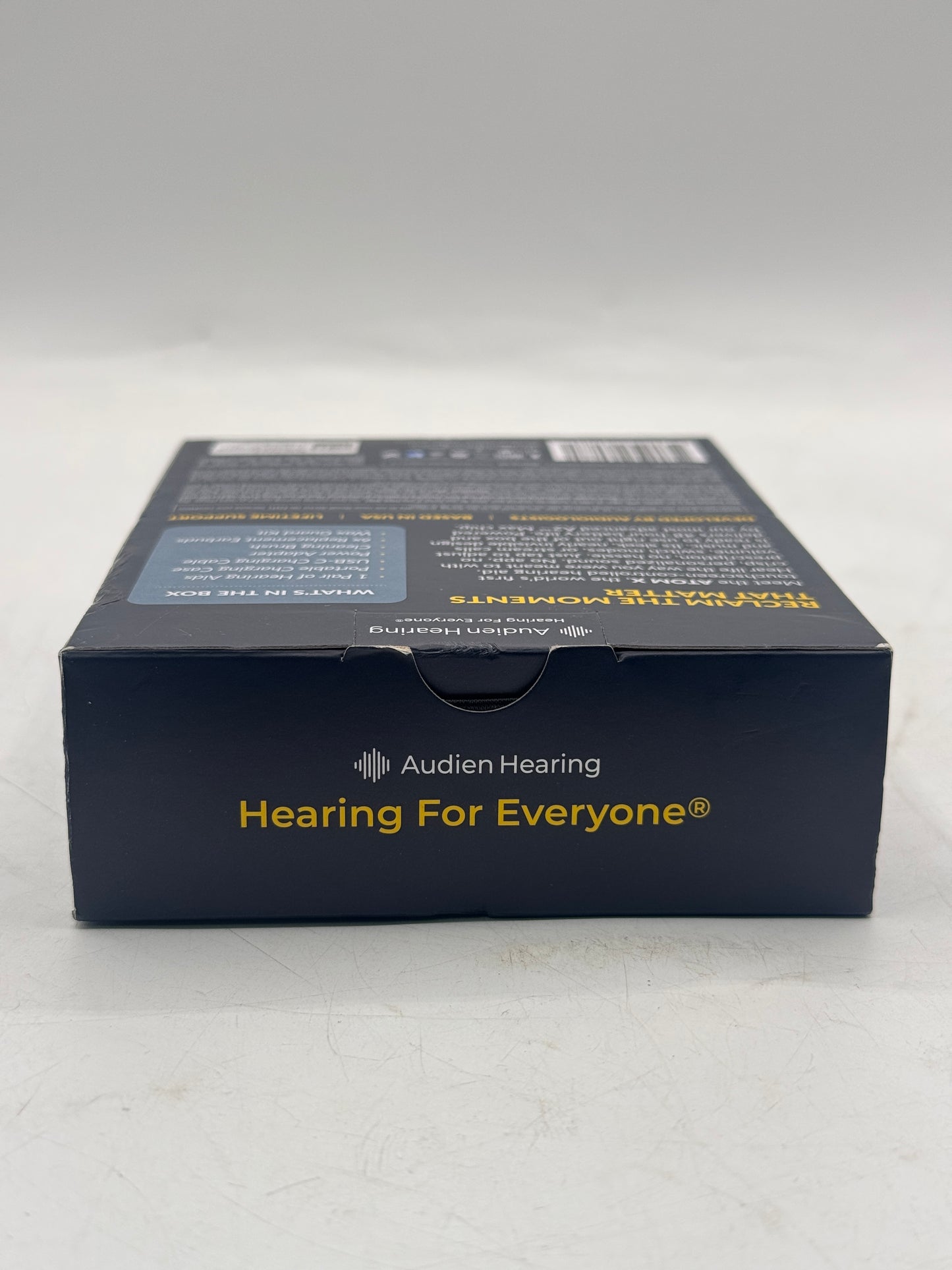 Audien Hearing ATOM X -Rechargeable OTC Hearing Aids - Latest Model Brand New