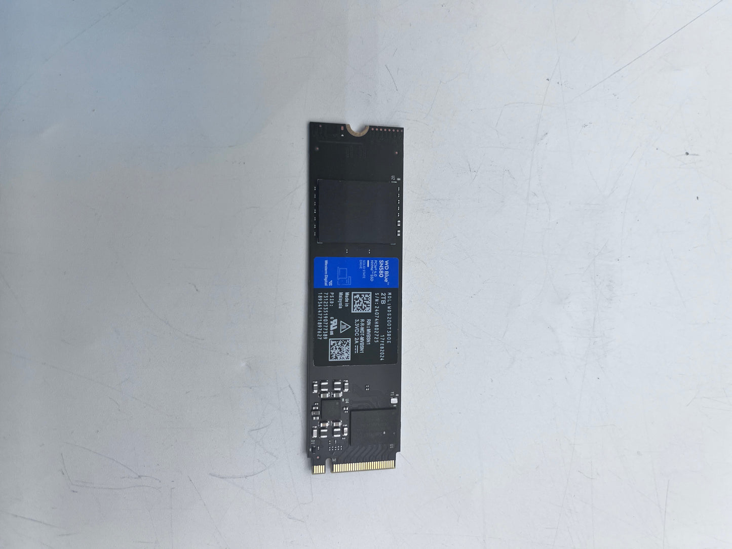 WD Digital 2280mm WD Blue SN580 2TB Black