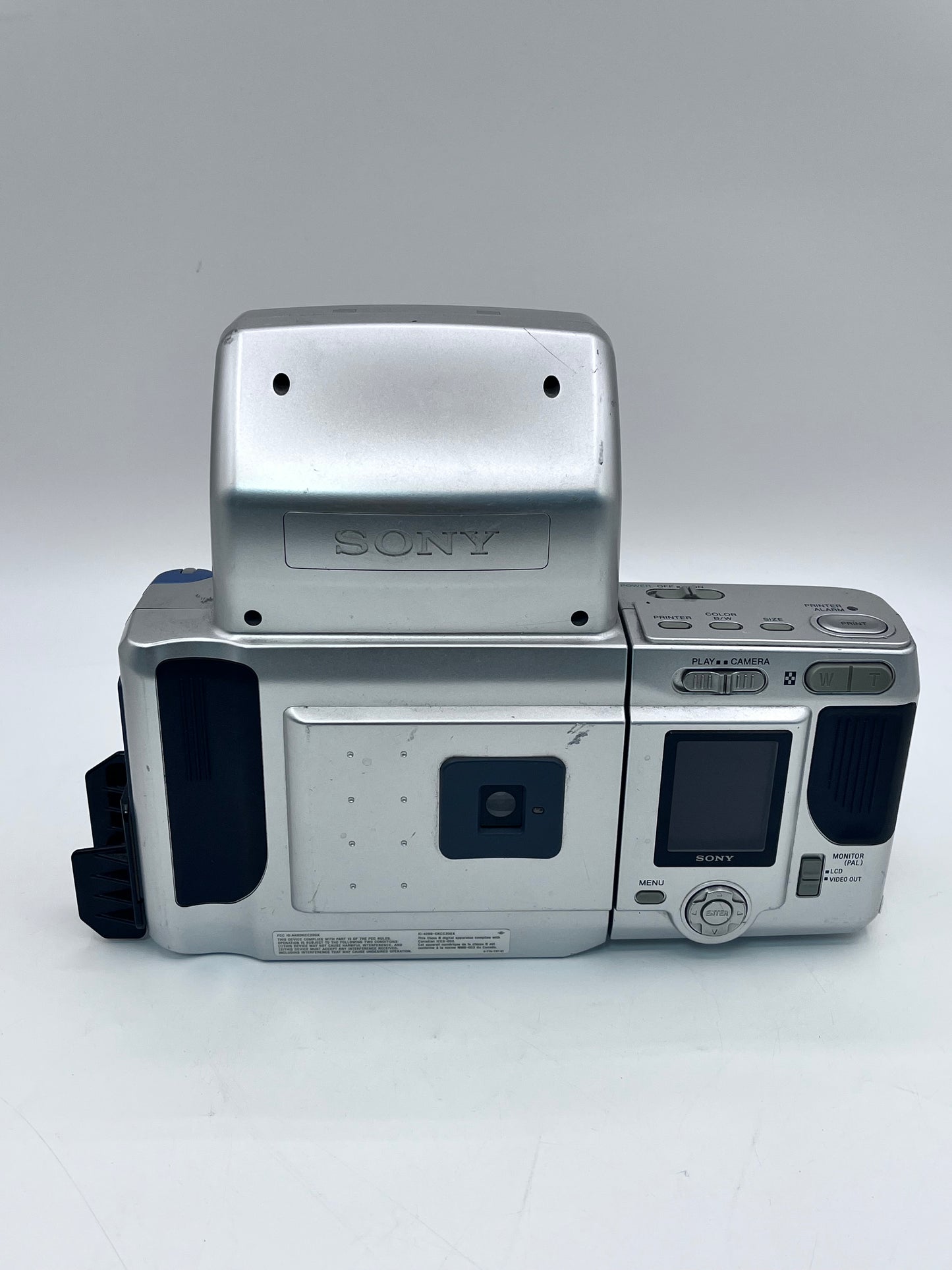 Sony DKC-C200X Instant Passport Photo Digital Camera with 4 Print Packs - Silver