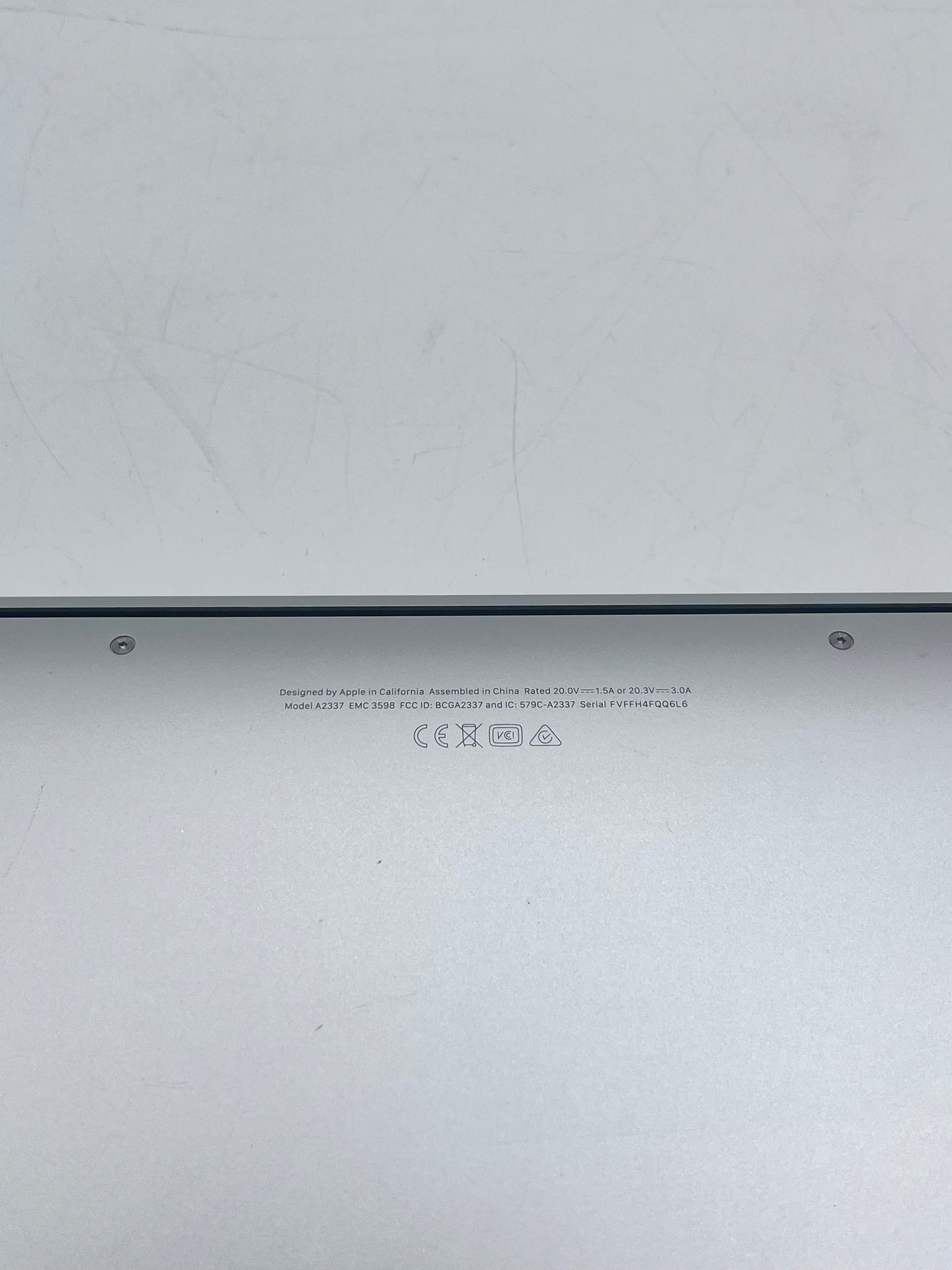 2020 Apple MacBook Air 13.3" M1 7C 8GB 128GB A2337 REMOTELY MANAGED 81 CC