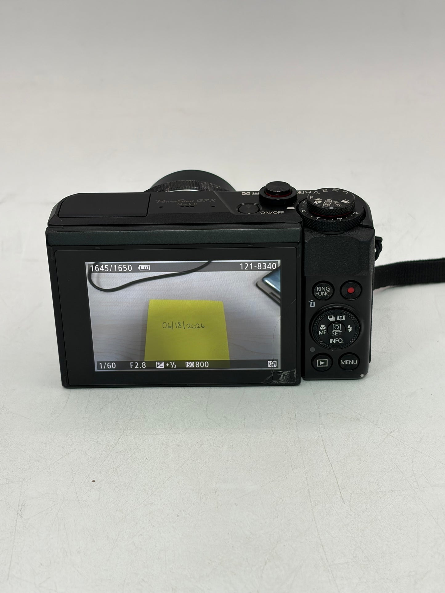 Canon PowerShot G7 X Mark II 20.1 MP Compact Digital Camera - Black READ