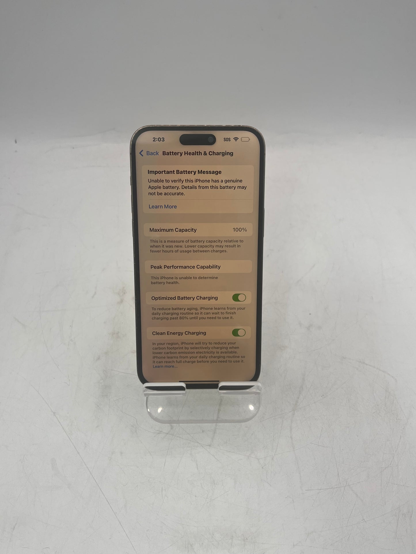 T-Mobile Apple iPhone 14 Pro Max MQ8T3LL/A A2651 256GB Black 100%BH READ