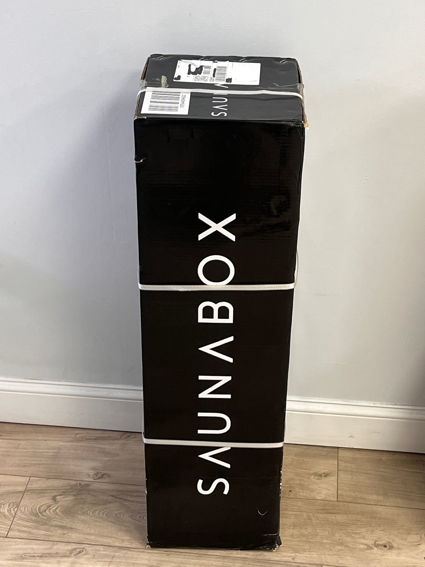 SAUNABOX SmartSteam pro Sauna with Red Light Therapy - Black