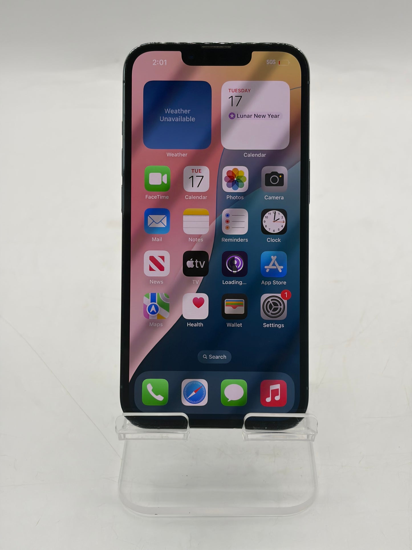 Unlocked Apple iPhone 13 Pro 6.1" 256GB A2483 NLR93LL/A 79% Battery - Blue