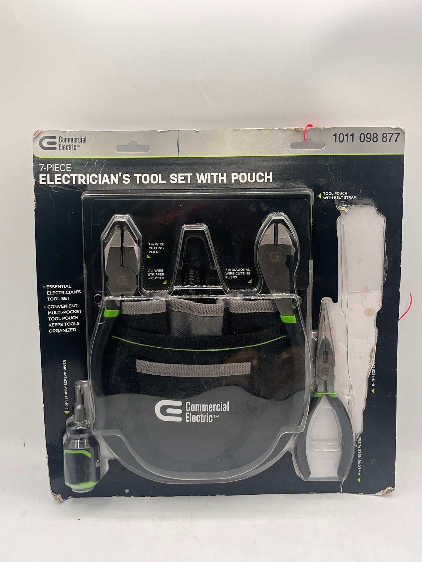 Commercial Electric 7-Piece Electrician's Tool Set with Pouch
