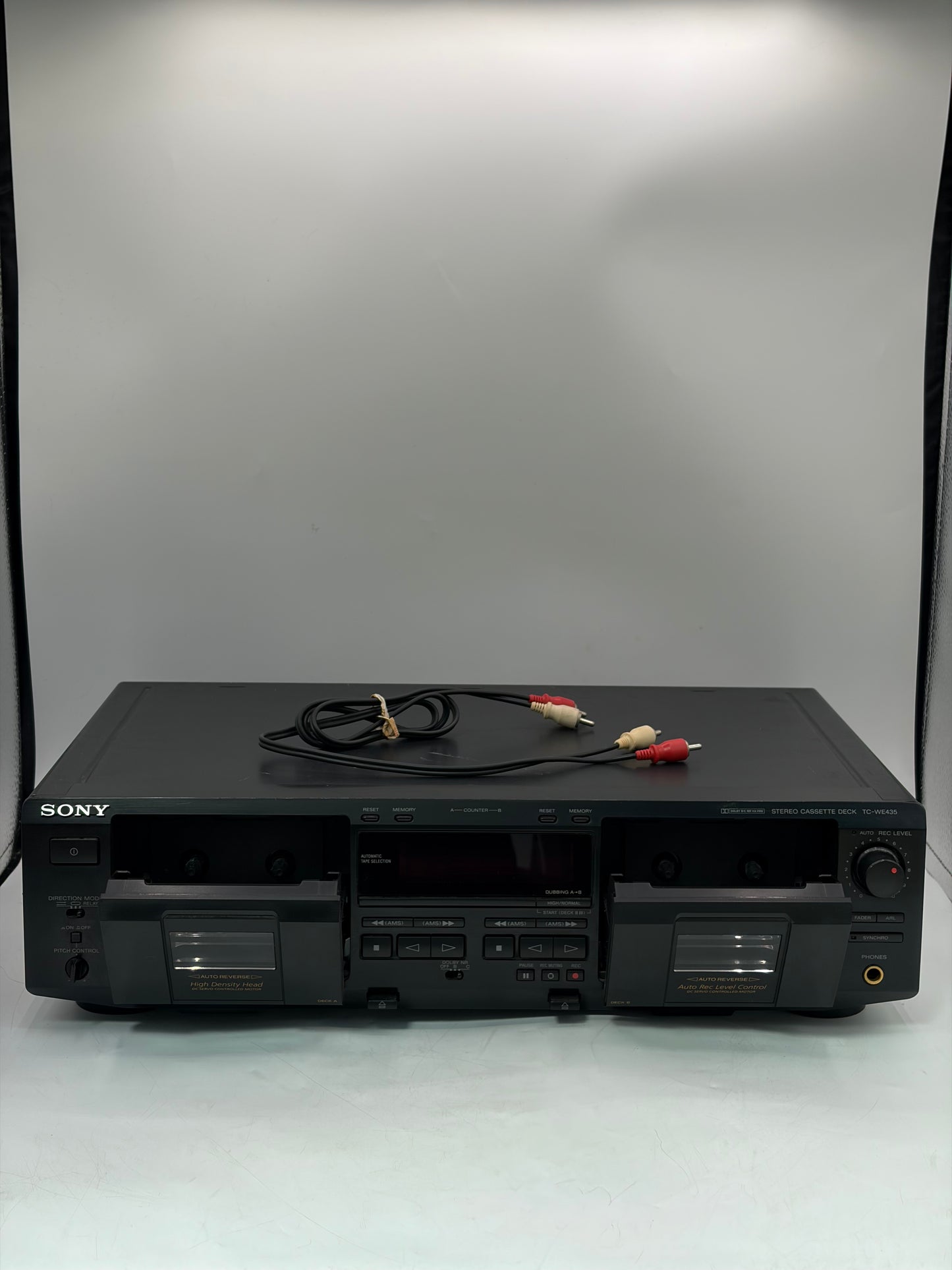 Sony TC-WE435 Stereo Cassette Deck Tested And Working