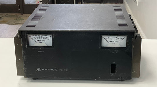 Asthon Astron RS-70M Linear Amp Power Supply with Meters - Power Tested Free Shipping