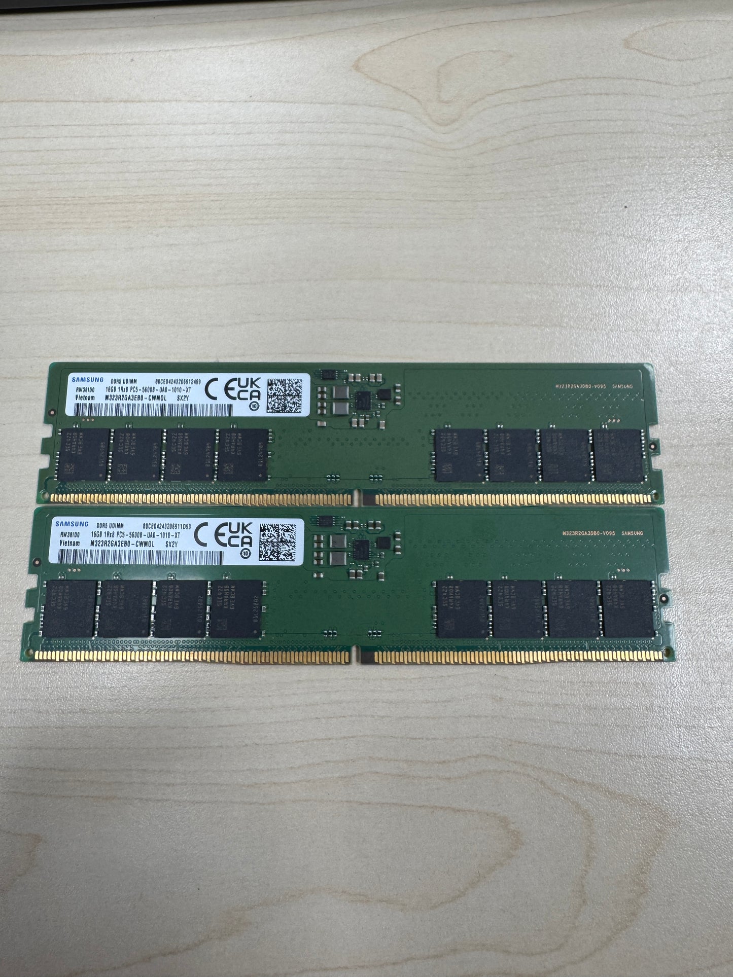 Samsung M323R2GA3D80-CWM0L 32GB (2x16GB) RAM DDR5 5600MHz Tested