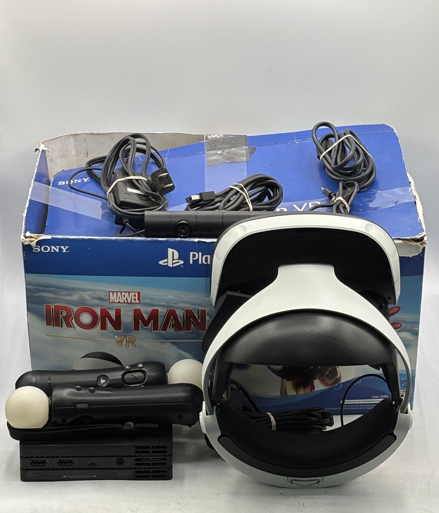 Sony PlayStation VR (CUH-ZVR2) Iron-Man Bundle w/ Box, Camera & Control