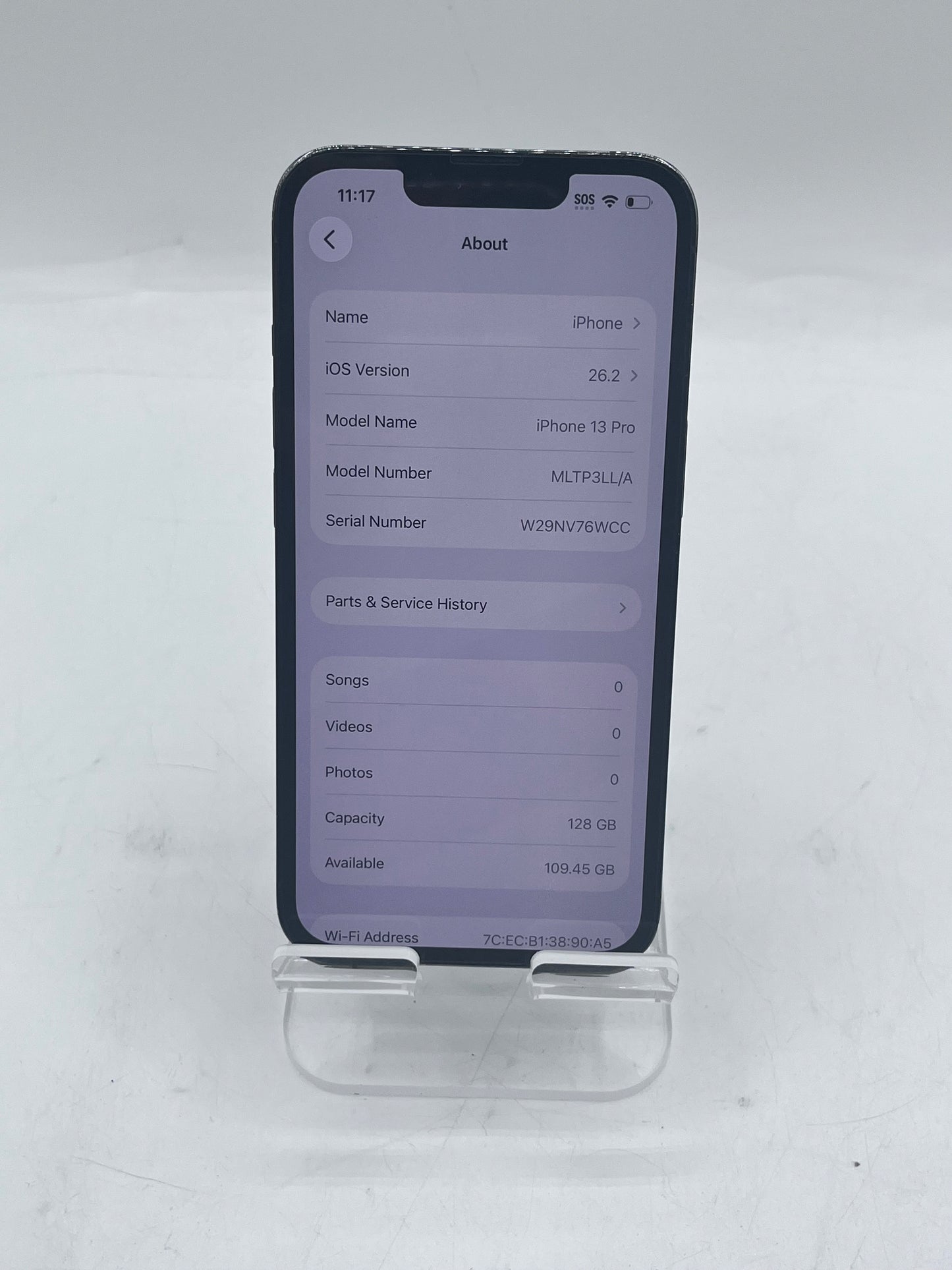 Unlocked Apple iPhone 13 Pro A2483 MLTP3LL/A 6.1" 128GB Black NO FACE ID