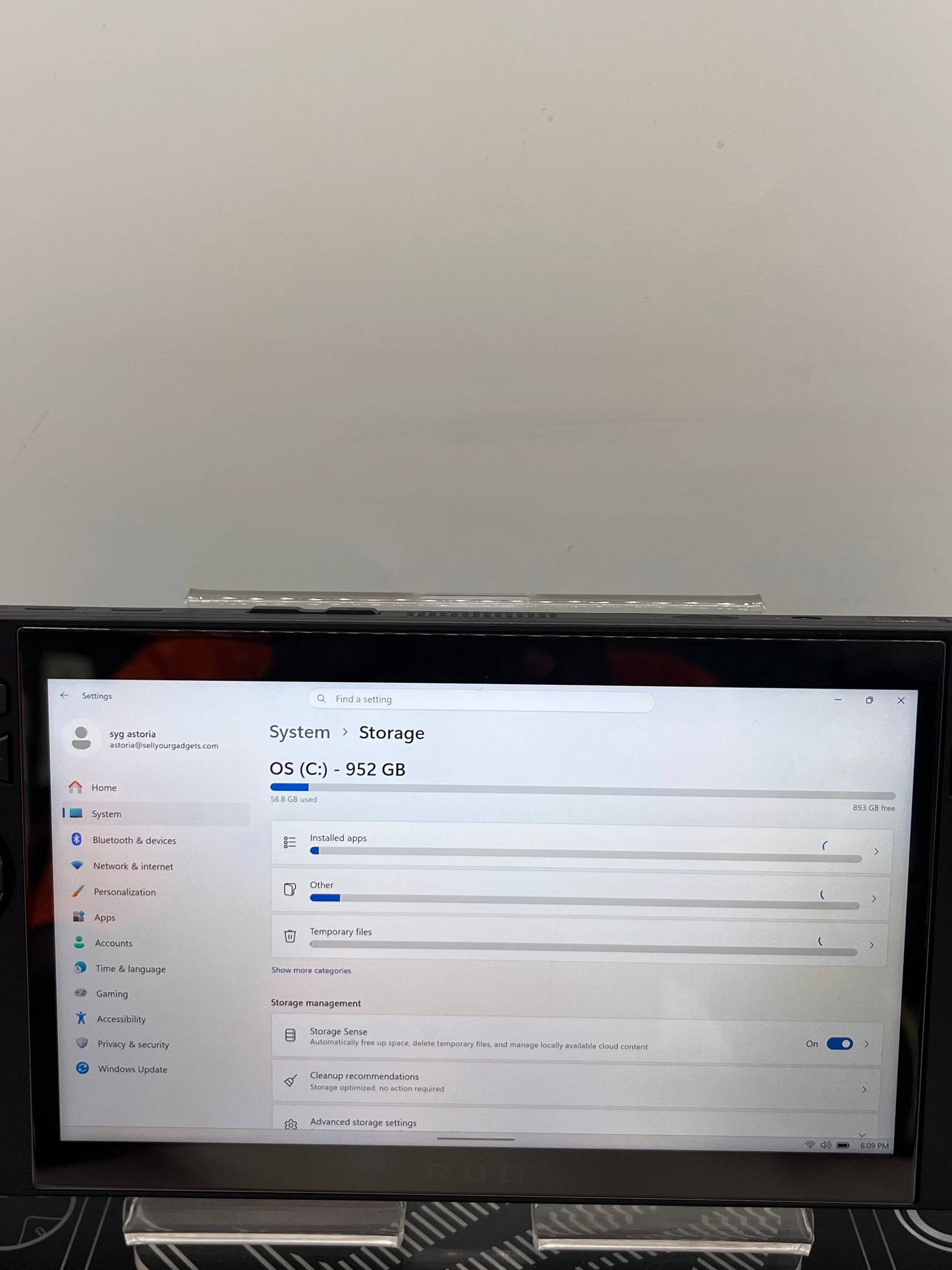 ASUS ROG Ally X 7" AMD Ryzen Z1 Extreme 24GB RAM 1TB Black