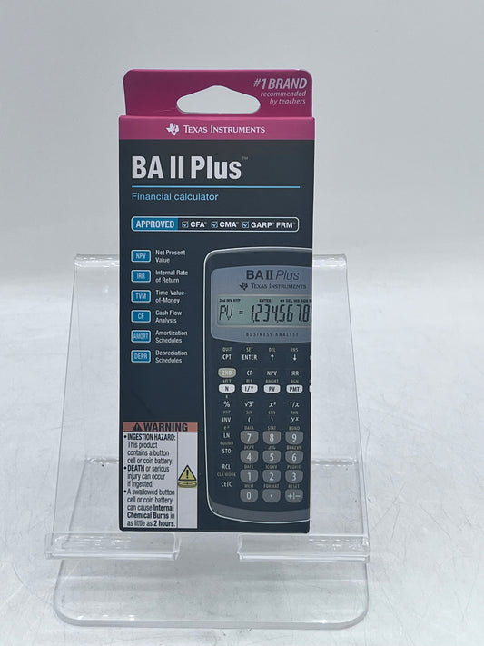 Texas Instruments BA II Plus Financial Calculator