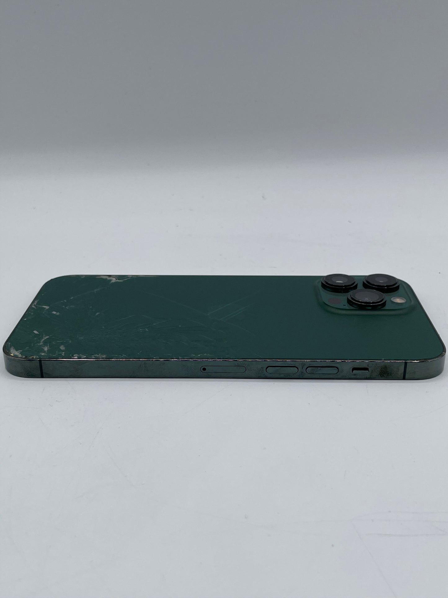 Apple iPhone 13 Pro Max 128GB Unlocked - Green - Cracked Back 99% Battery