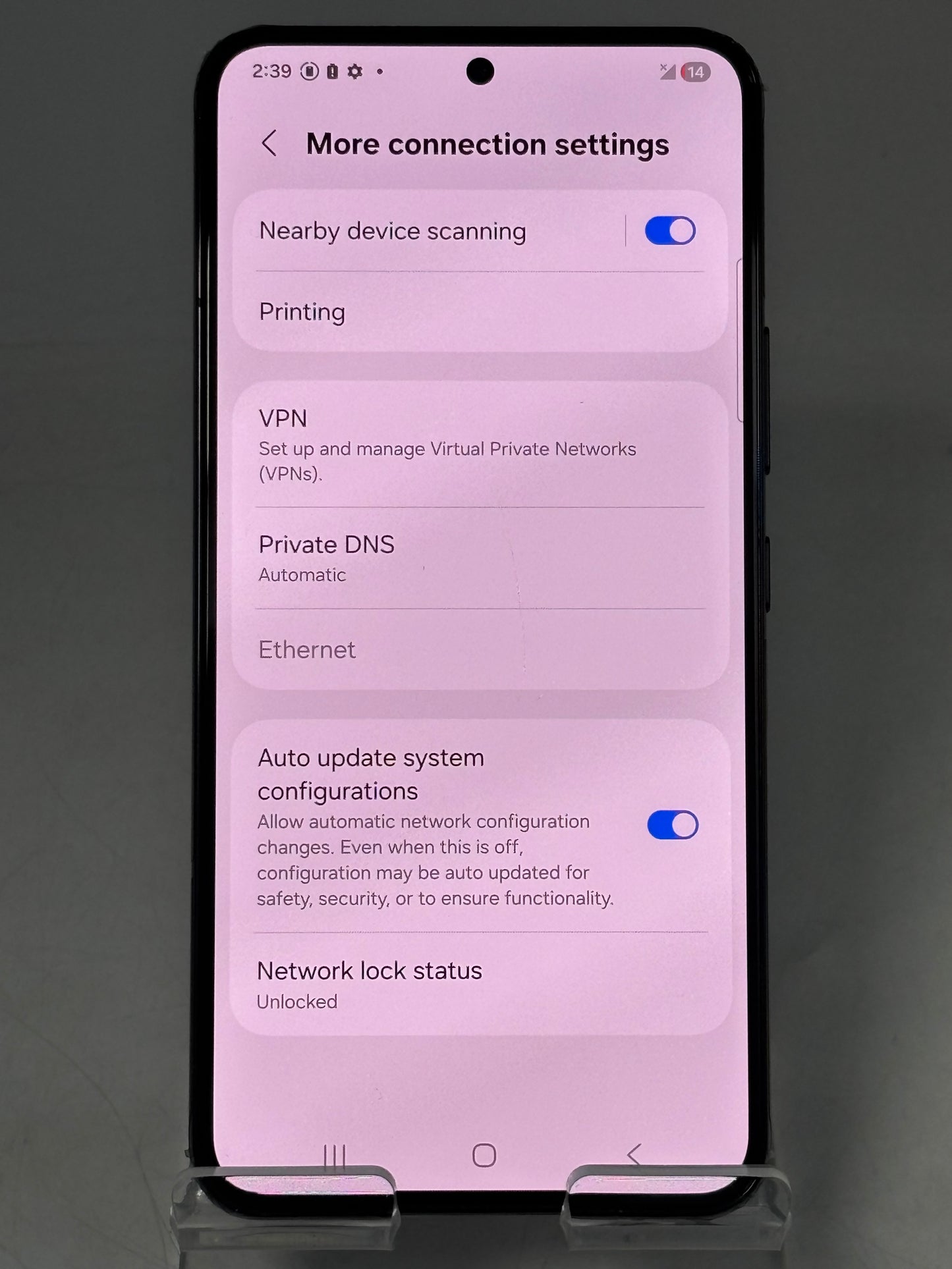 Unlocked Samsung Galaxy S22 256GB SM-S901U Black