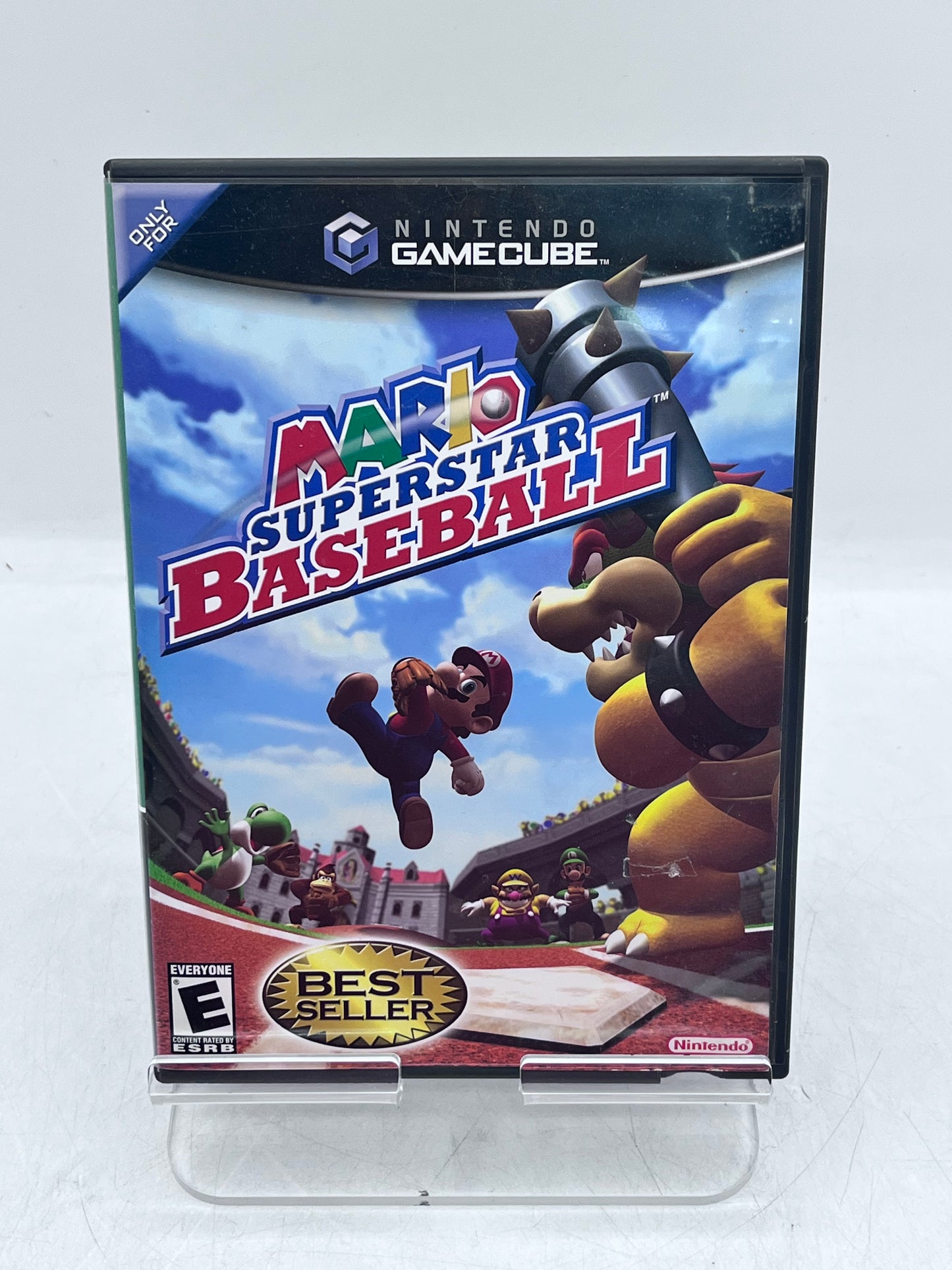 Mario Superstar Baseball (Nintendo GameCube, 2005) Authentic CIB!