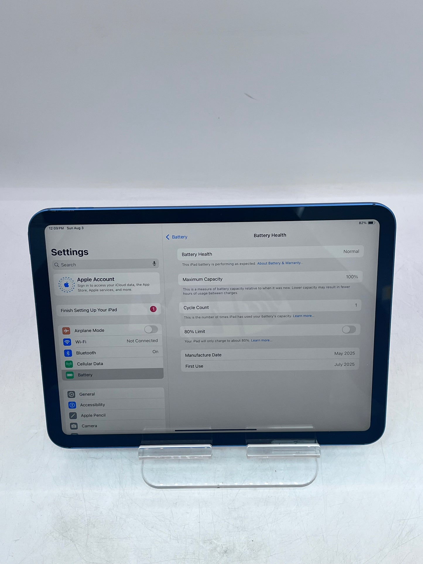 Apple iPad  (A16) 11" A3355 MD7G4LL/A 128GB Unlocked - Blue
