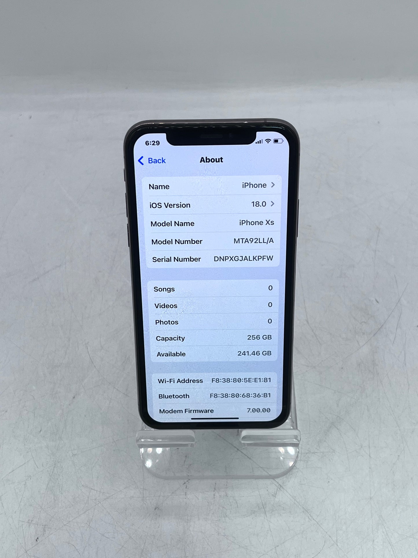Unlocked Apple iPhone XS 256GB A1920 MTA92LL/A - Rose Gold READ