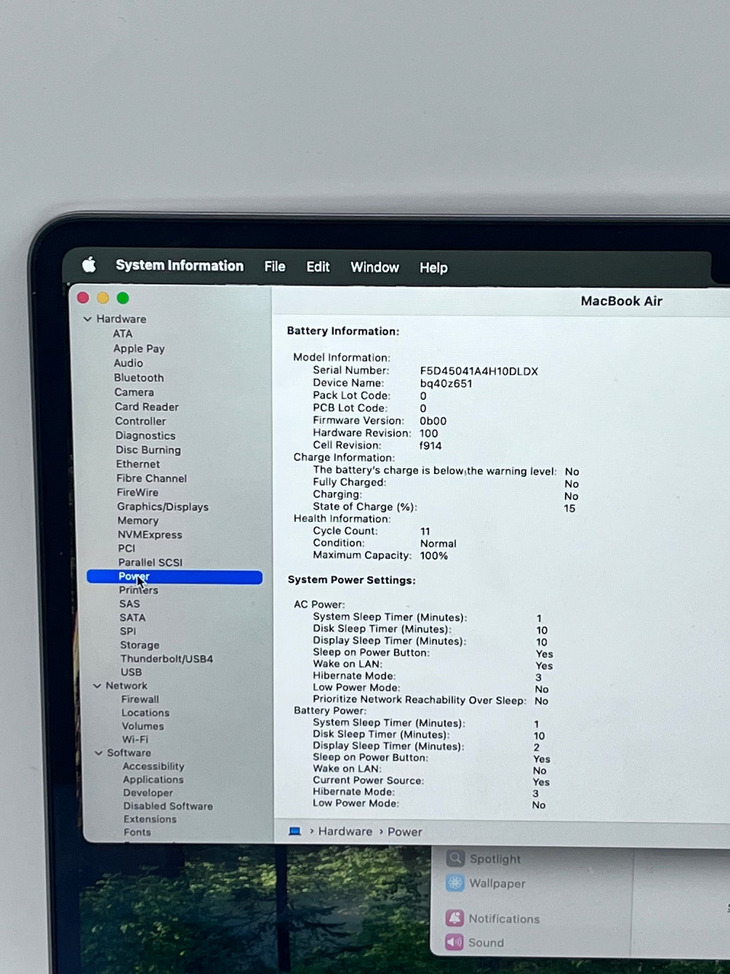 2022 Apple MacBook Air 13.3" 8C M2 GPU 16GB 256GB A2681 REMOTELY MANAGED