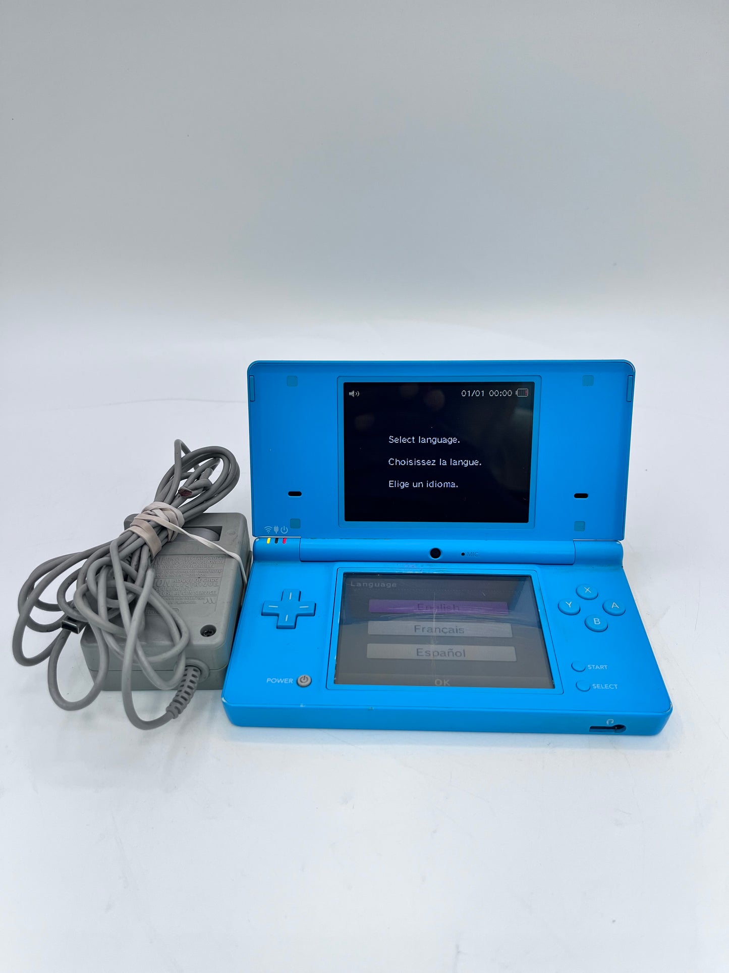 Nintendo DSi TWL-001 2008 Video Game System Blue