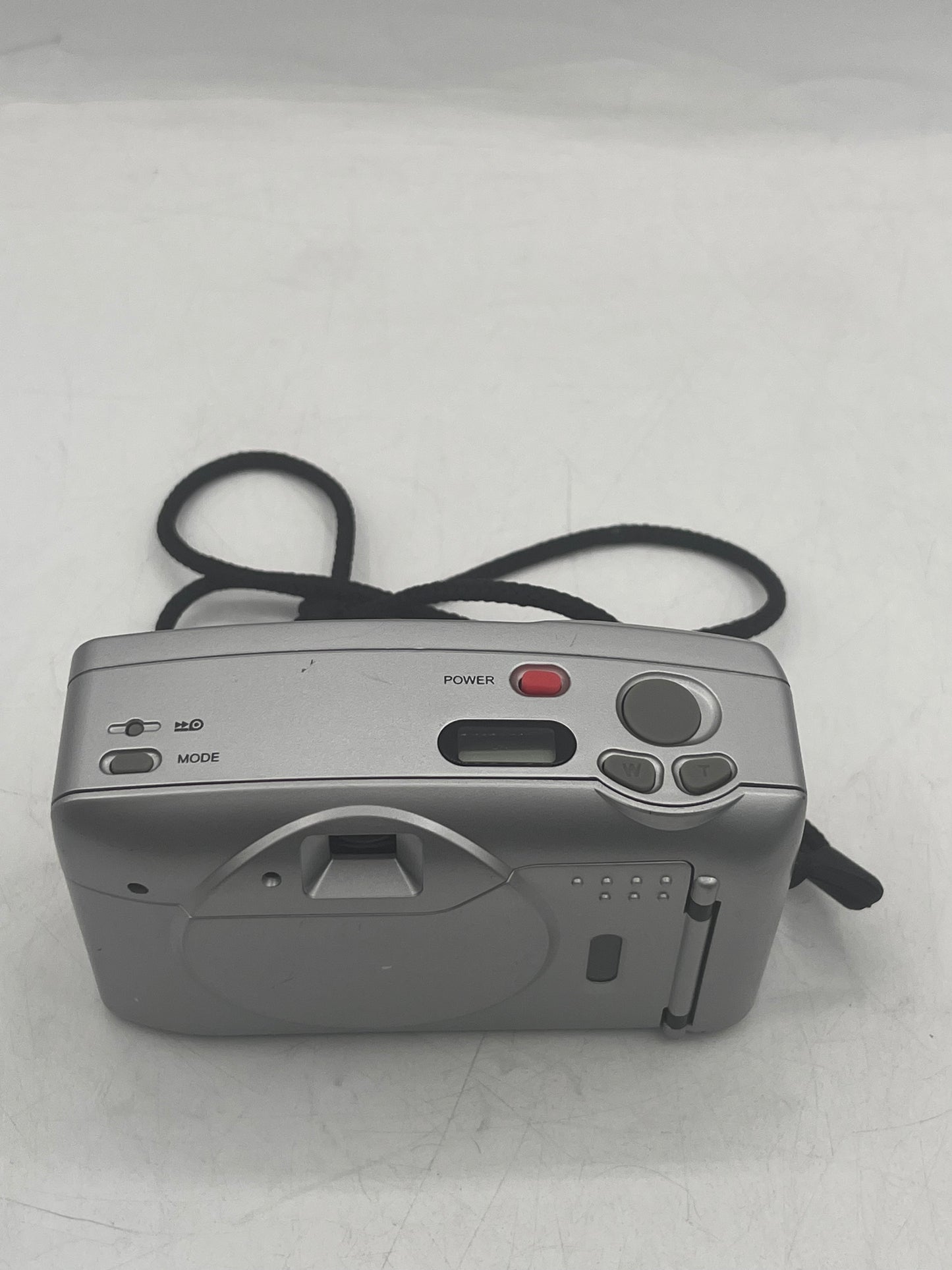 PENTAX IQZoom 115M 35mm Point & Shoot Film Camera Silver Tested Works