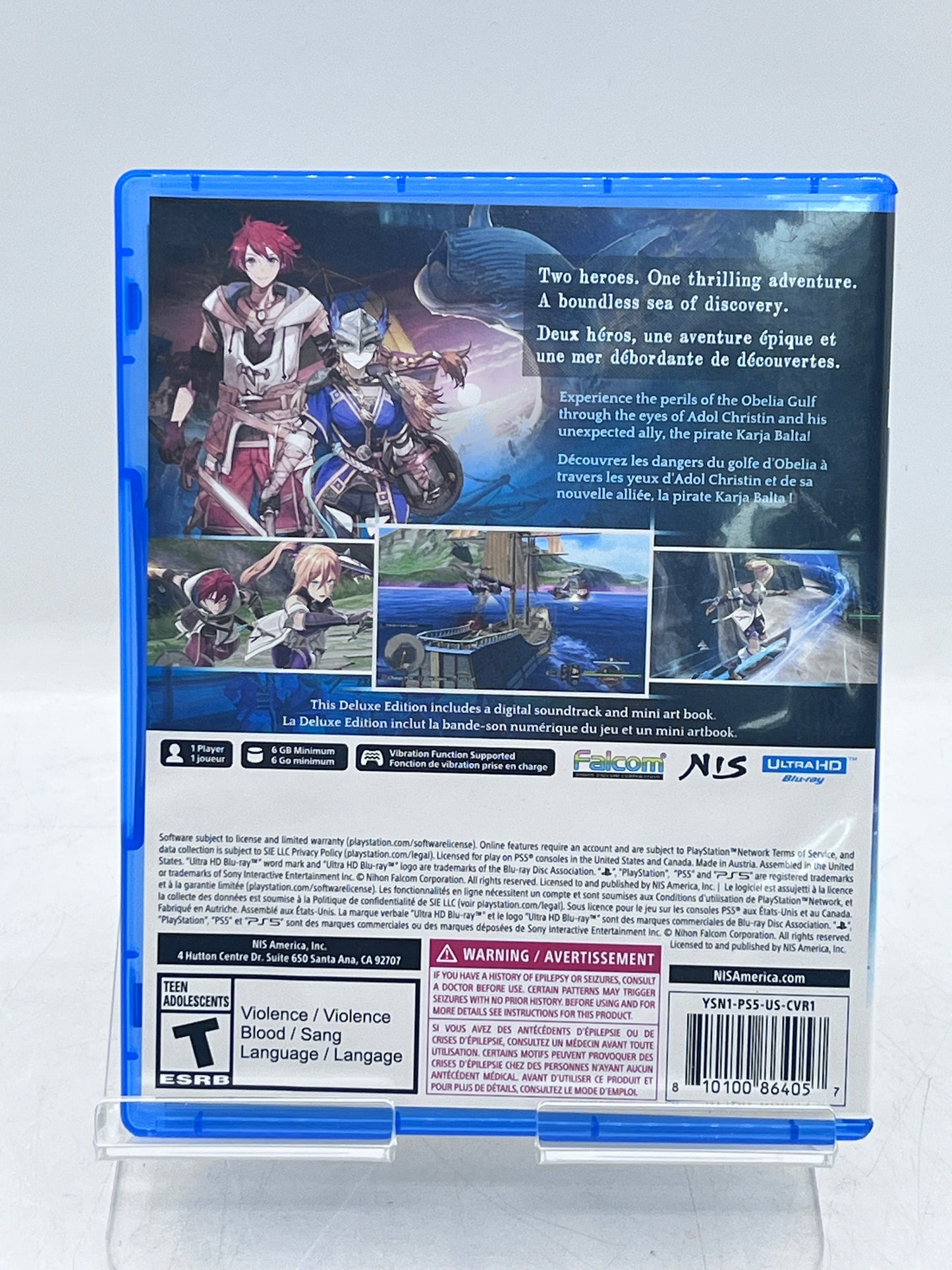 Ys X: Nordics - Playstation 5 Video Game - Free Shipping!