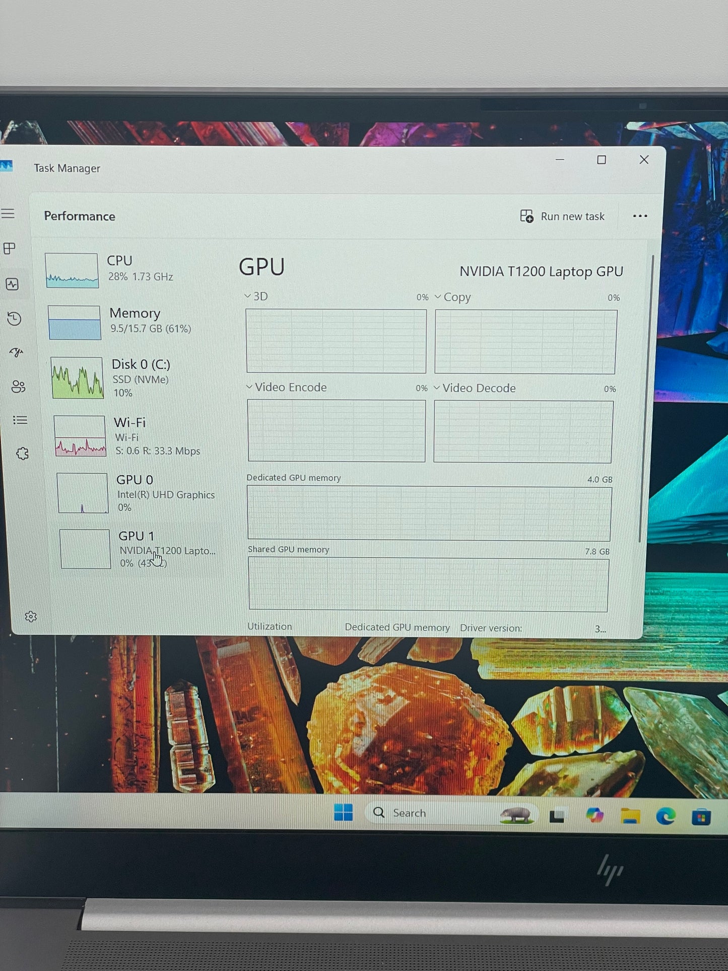 HP ZBOOK STUDIO G8 15 FHD 8 Core i7-11850H 16GB Nvidia T1200 512GB SSD