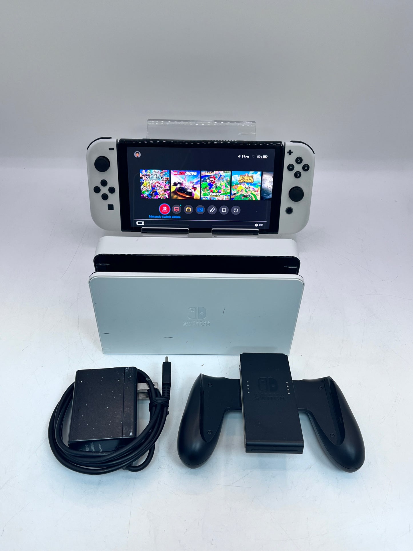 Nintendo Switch OLED Model (HEG-001) 2021 Handheld Console - 64GB - White