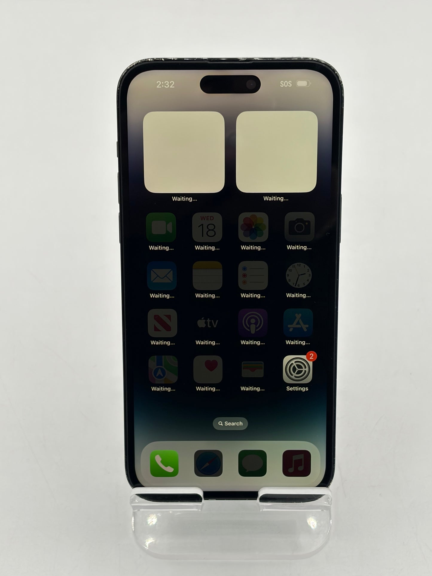 Unlocked Apple iPhone 14 Pro Max 256GB A2651 MQ8T3LL/A - Black Service Battery