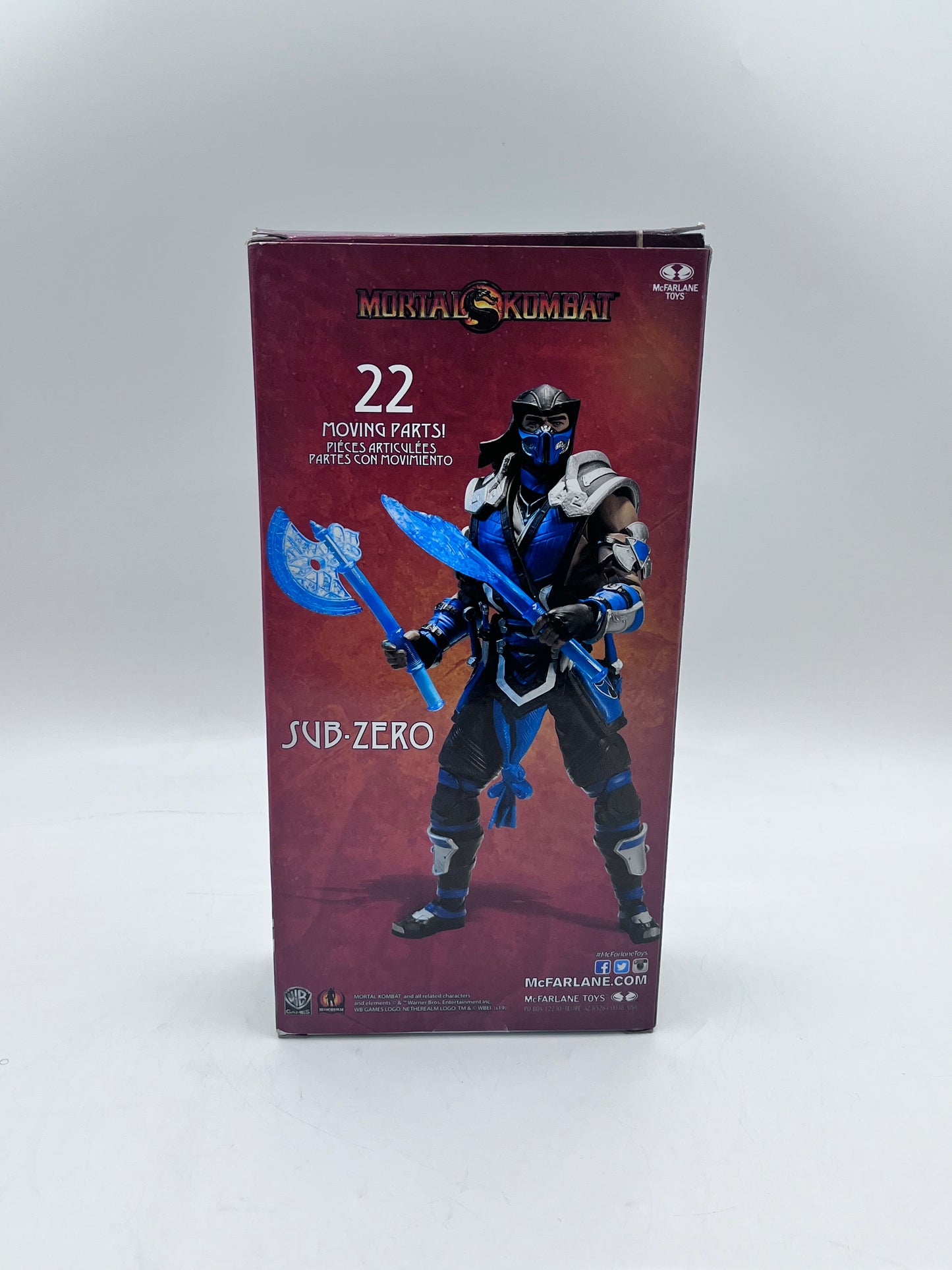 McFarlane Toys Mortal Kombat 11 Sub-zero 7iInch Action Figure - ID11002-9 Free Shipping