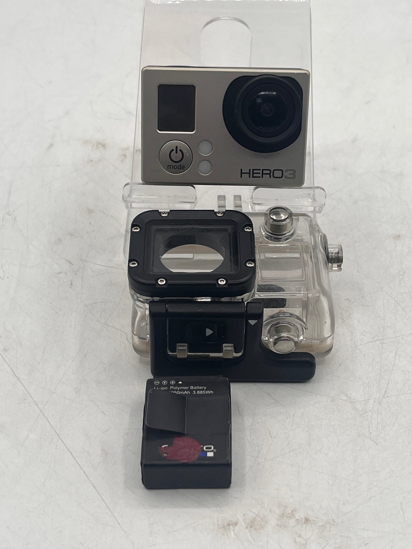GoPro HERO3 Edition 12MP Action Camera CHDHX-301 w/ Case Black