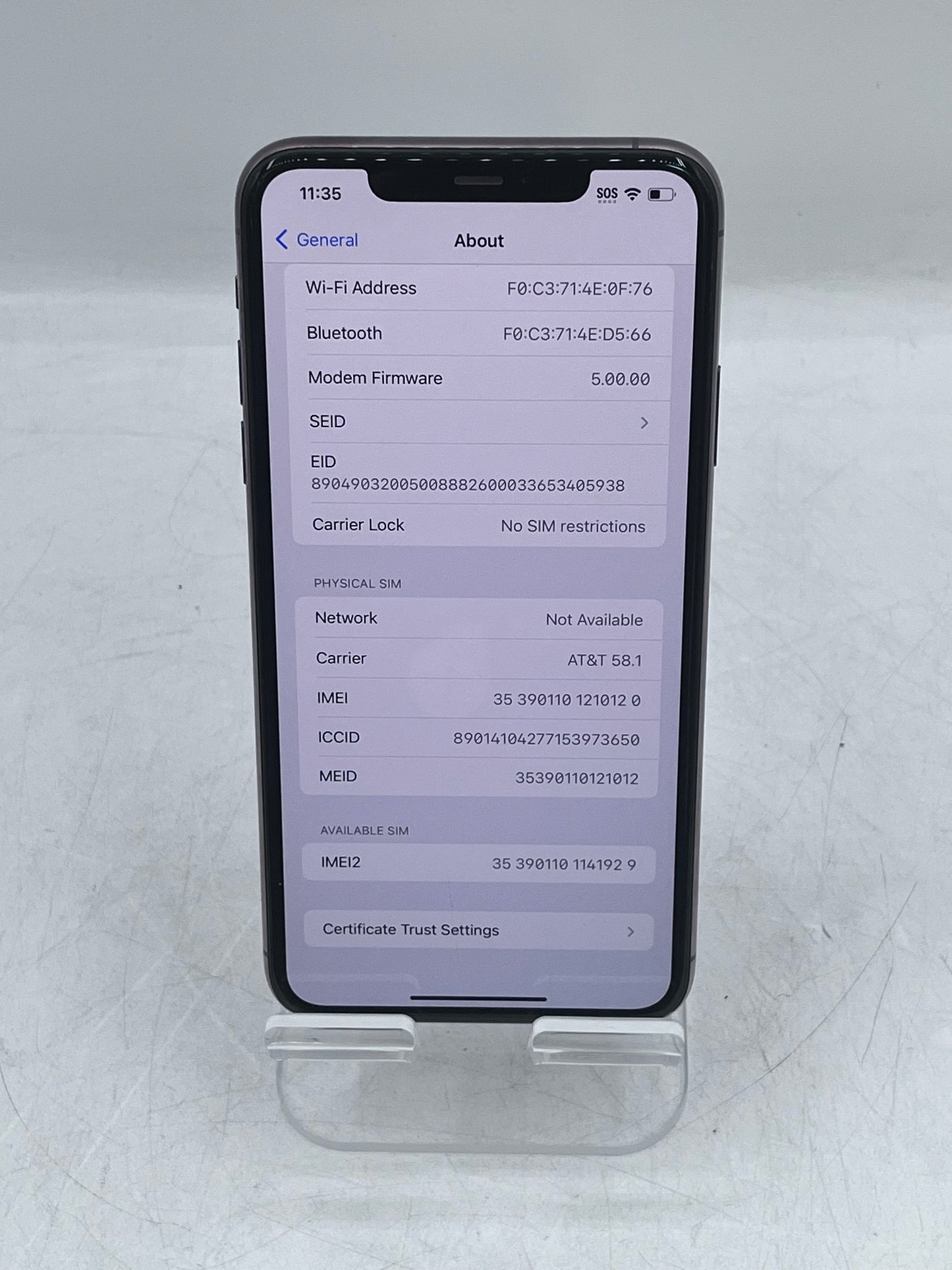 Unlocked Apple iPhone 11 Pro Max MWFL2LL/A A2161 512GB - Gold