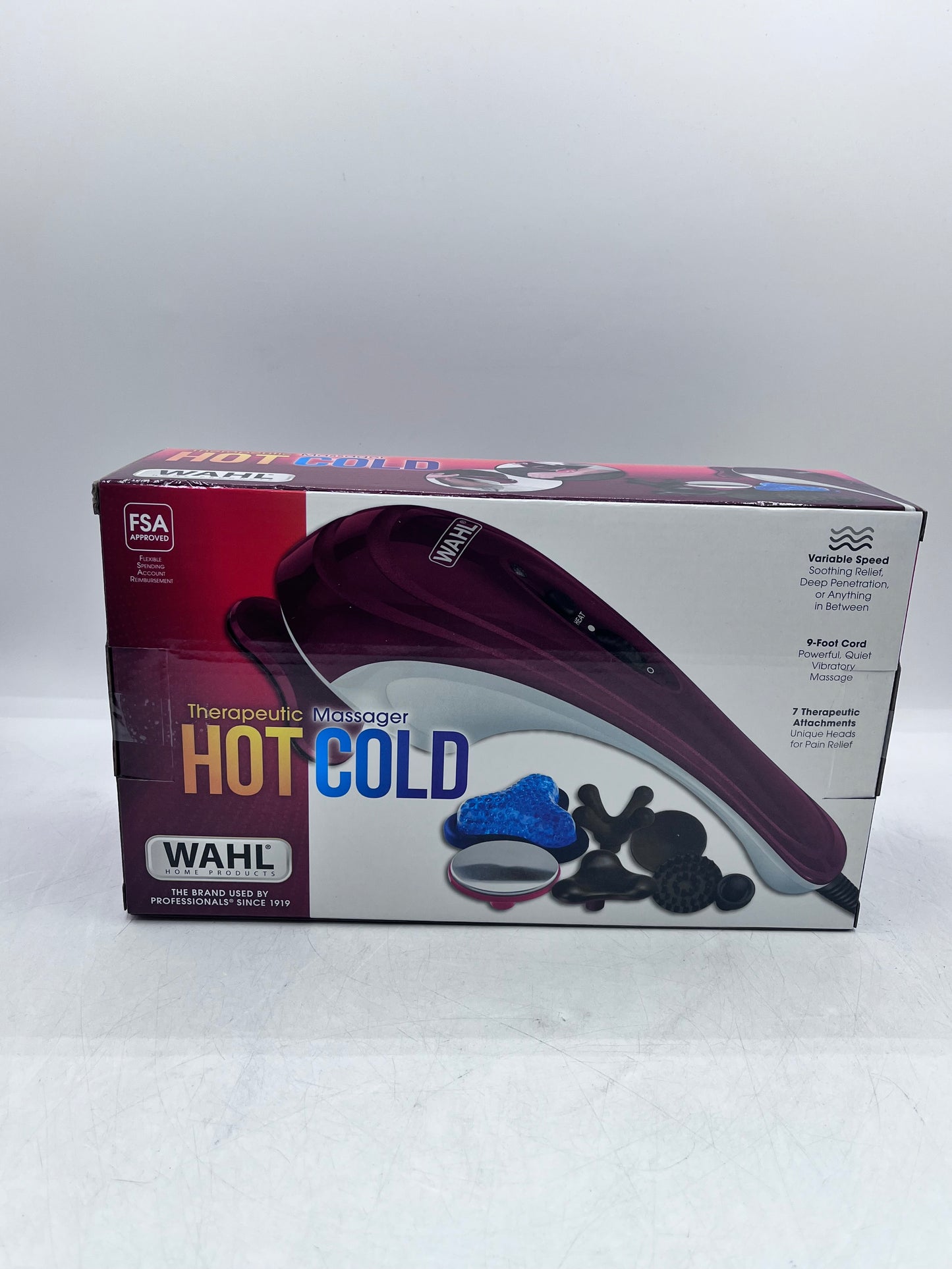 WAHL Therapeutic Massager HOT COLD - Red