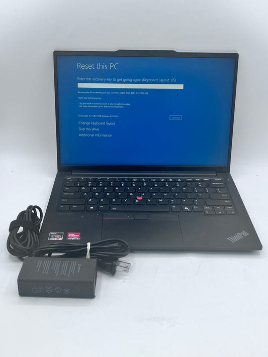 Lenovo Thinkpad E14 Gen 6 Laptop 14" AMD Ryzen 5 16GB 256GB Black READ!! Free Shipping