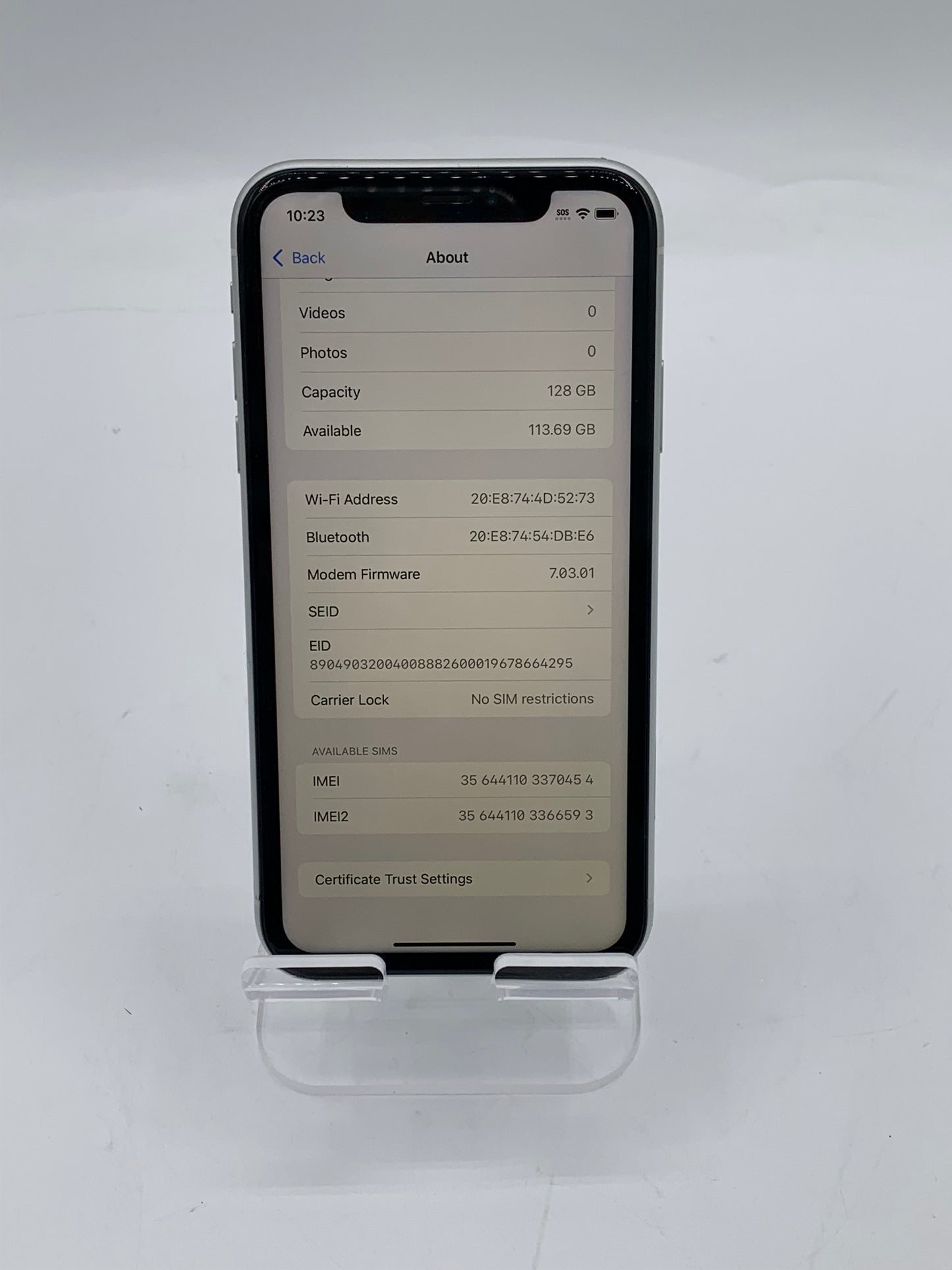 Apple iPhone XR 6.1" 128GB  A1984 MT4H2LL/A Unlocked READ