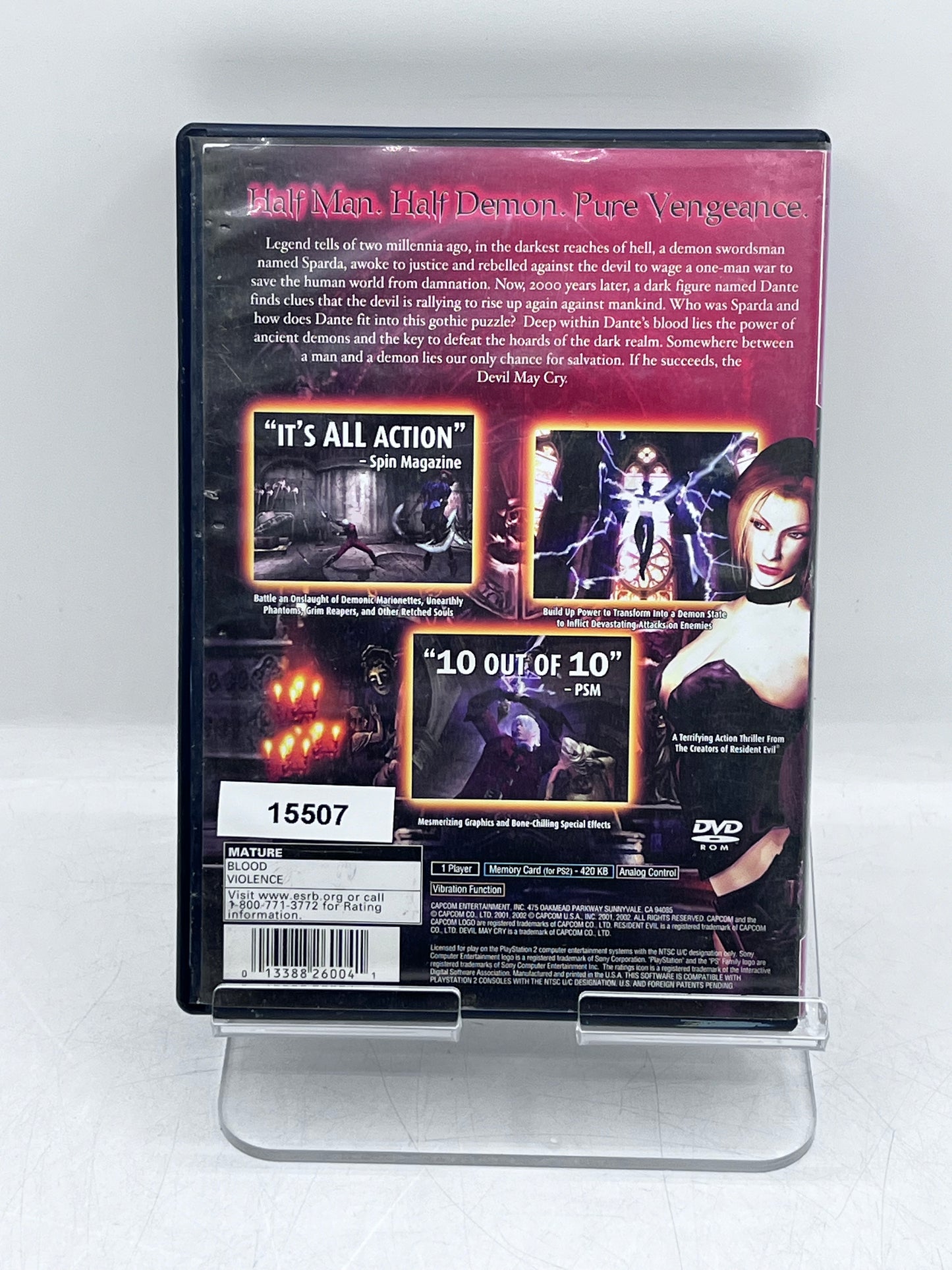 Devil May Cry PlayStation 2 PS2 Video Game - Free Shipping