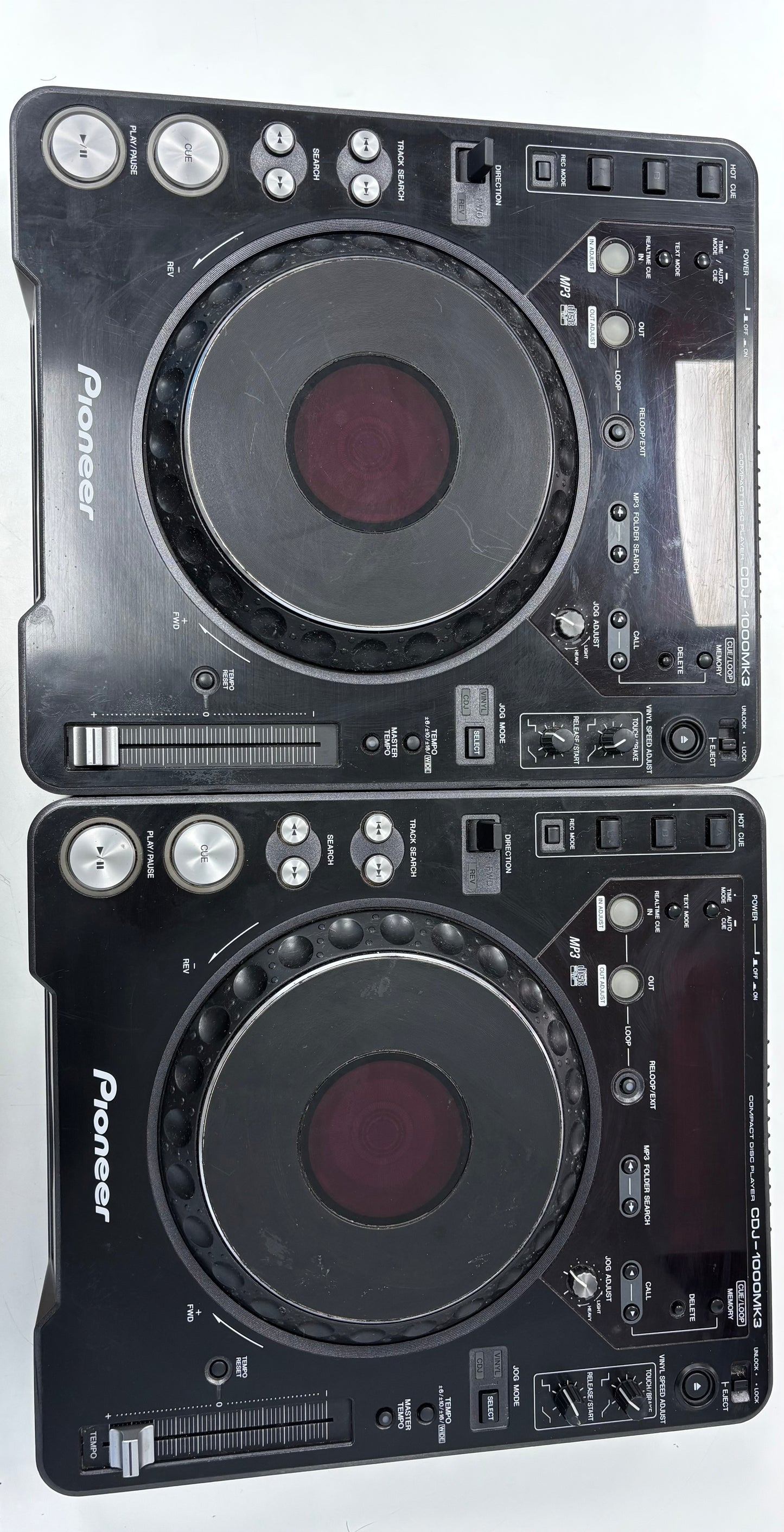 Pioneer CDJ-1000MK3 Pair (2x) Professional DJ CD Players – Tested & Working