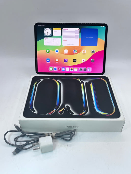 Apple iPad Pro M4 5th Gen 512GB Wi-Fi + Cellular 11" MVW33LL/A 100% BH