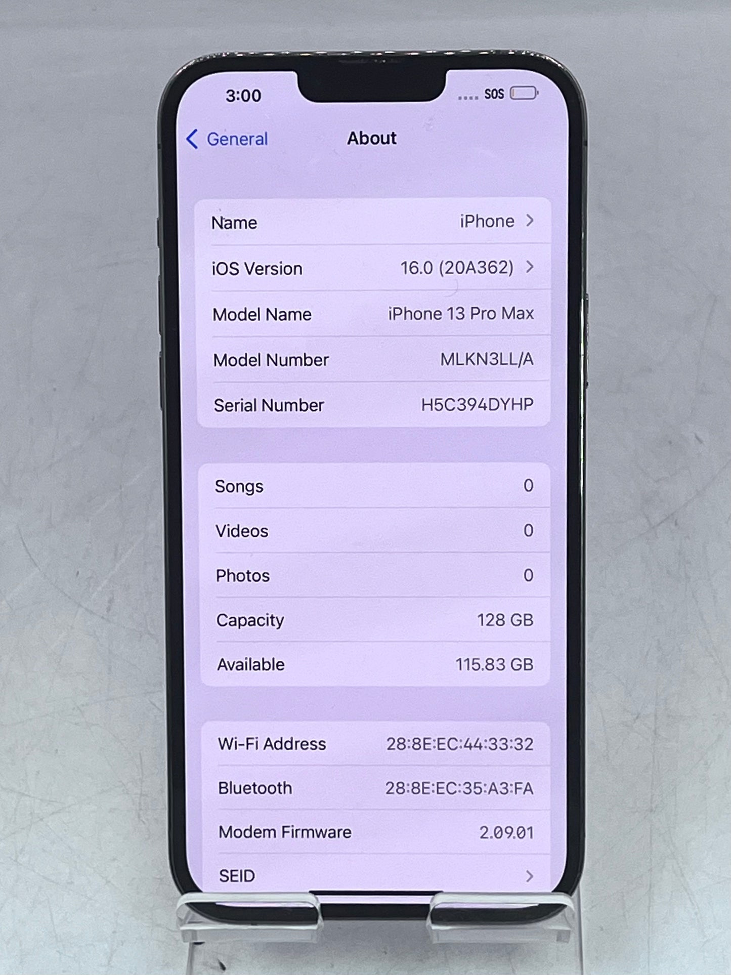 Apple iPhone 13 Pro Max A2484 MLKN3LL/A 256GB T- Mobile  - Gold