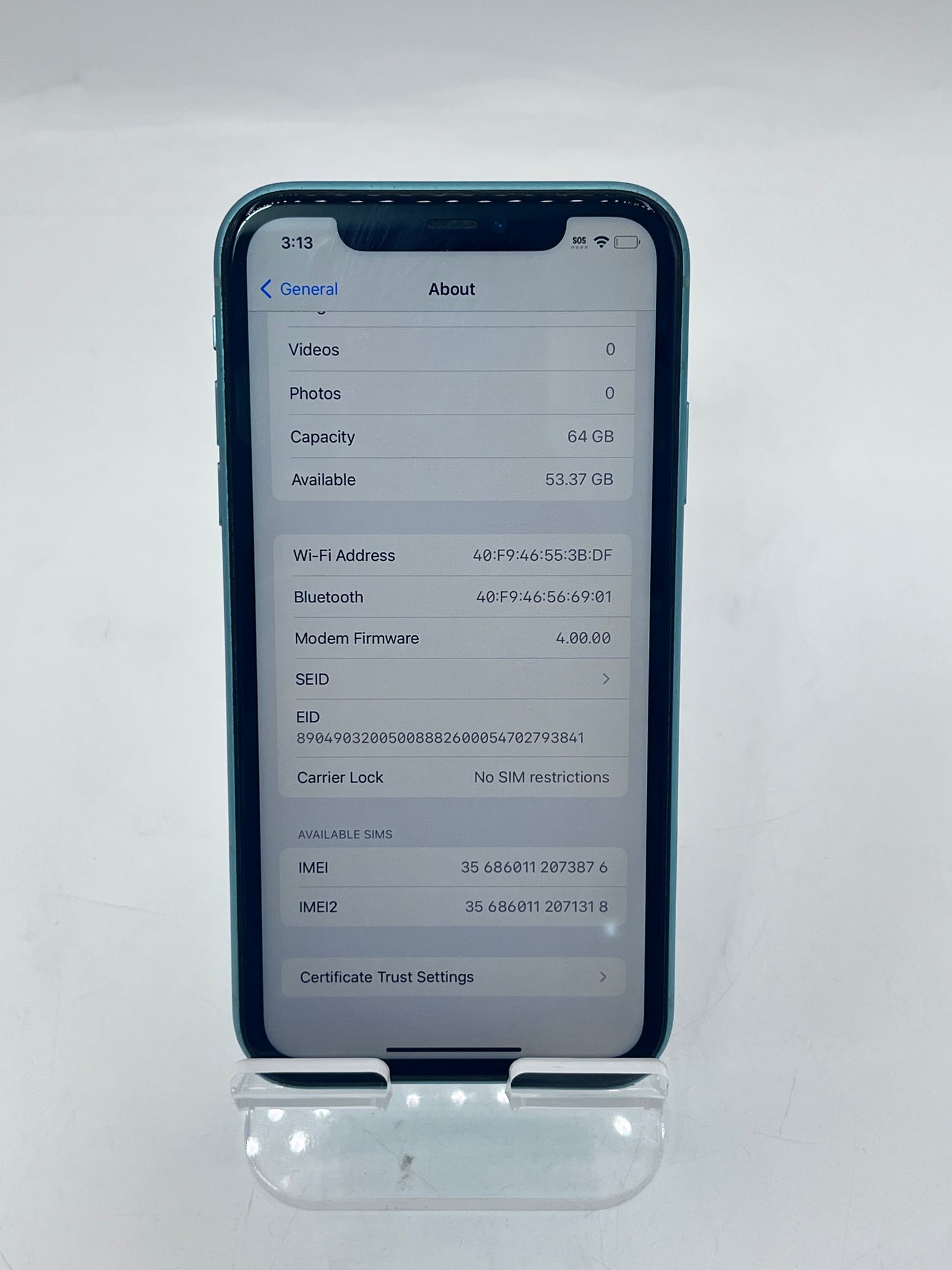 Unlocked Apple iPhone 11 MHC93LL/A A2111 6.1" 64GB - Green