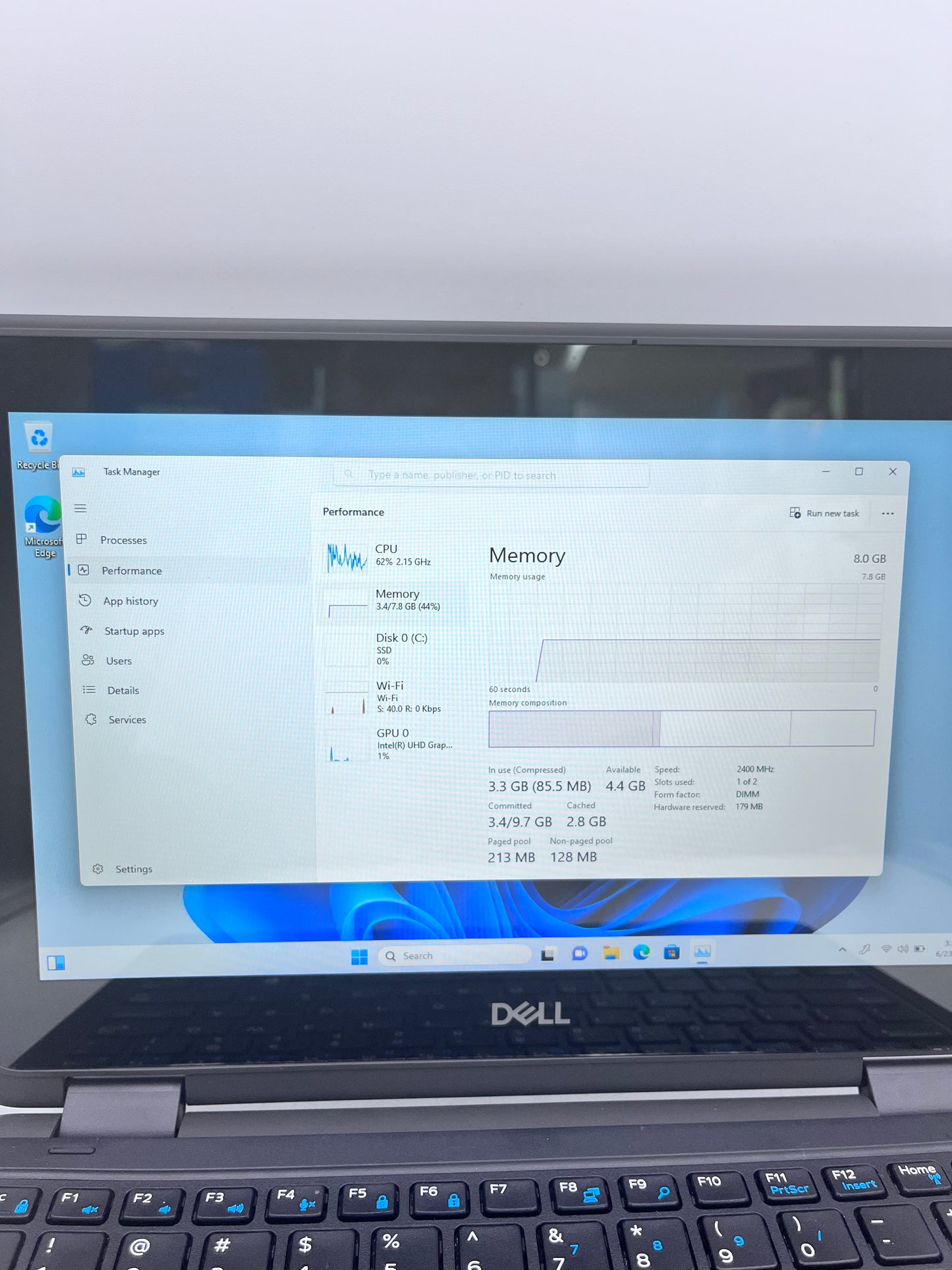 Dell Latitude 3190 Intel Pentium N5030 4GB  128GB - Silver