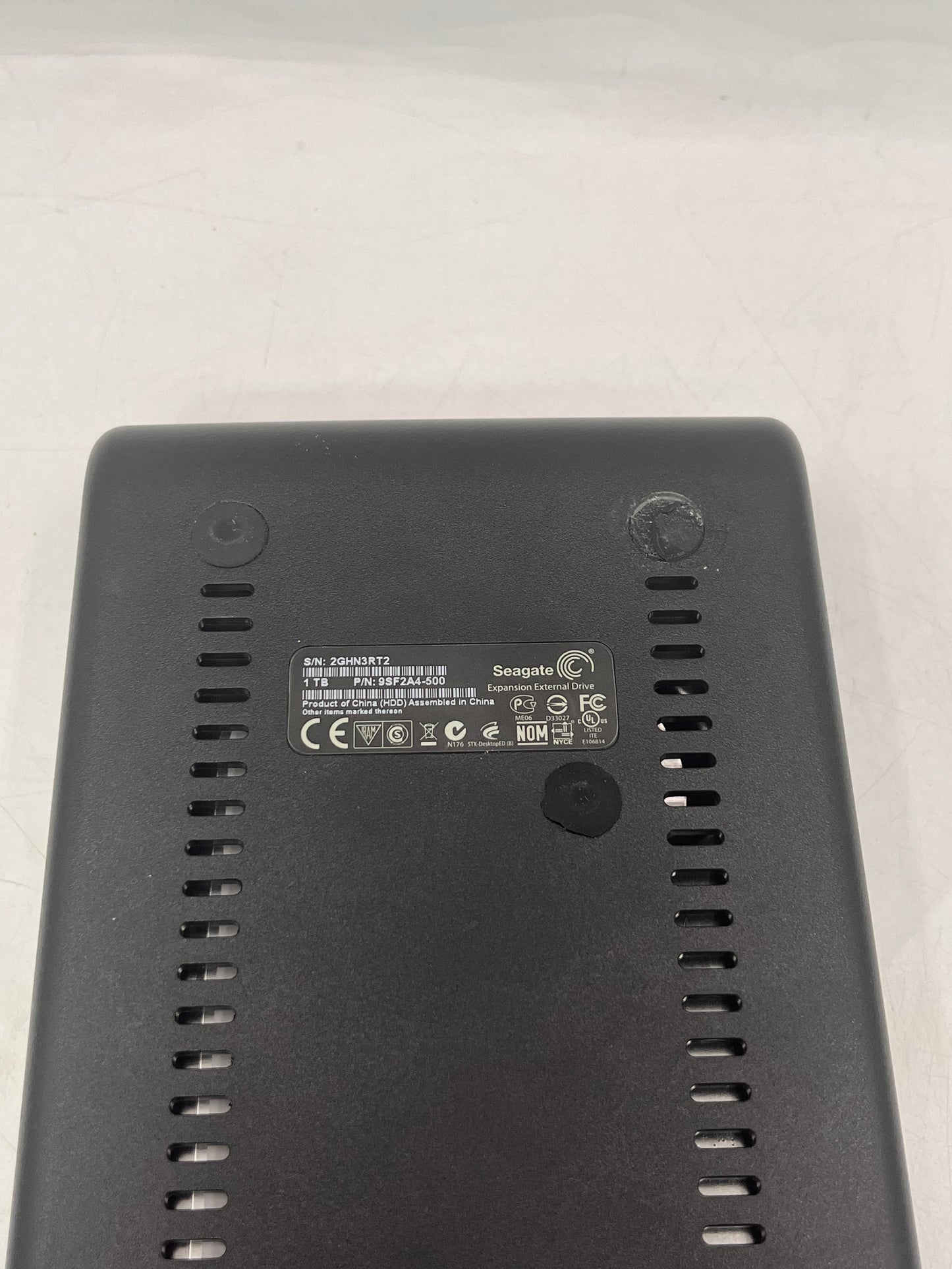 Seagate Expansion External Drive HDD 1TB USB Black 9SF2A4-500 Expansion Series