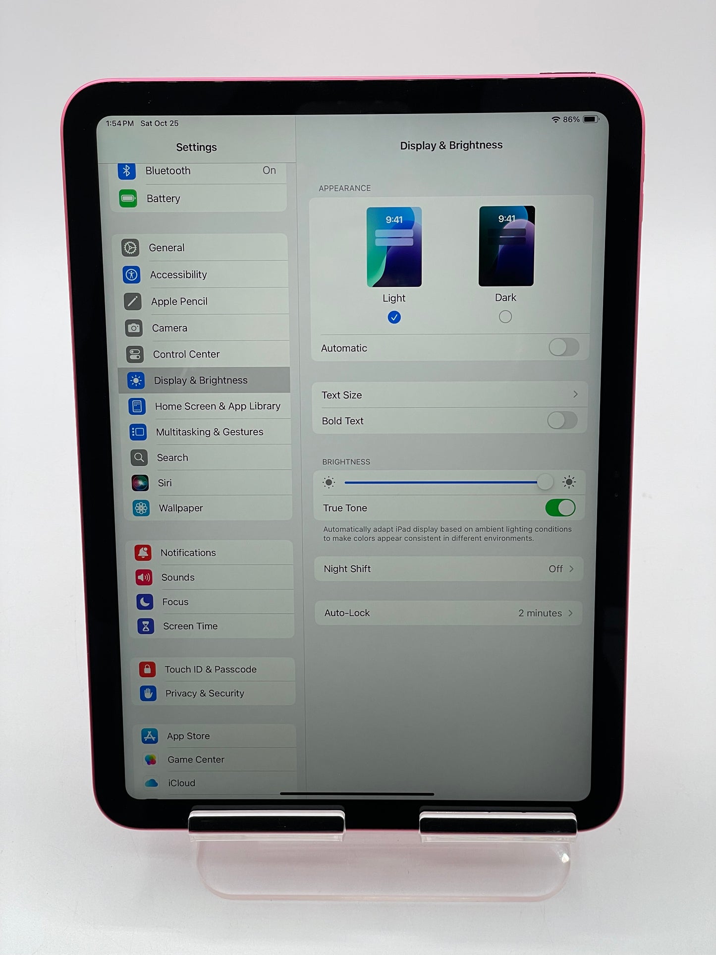 Apple iPad (10th Generation) 64GB A2696 MPQ33LL/A, Wi-Fi Only, 10.9 in - Pink